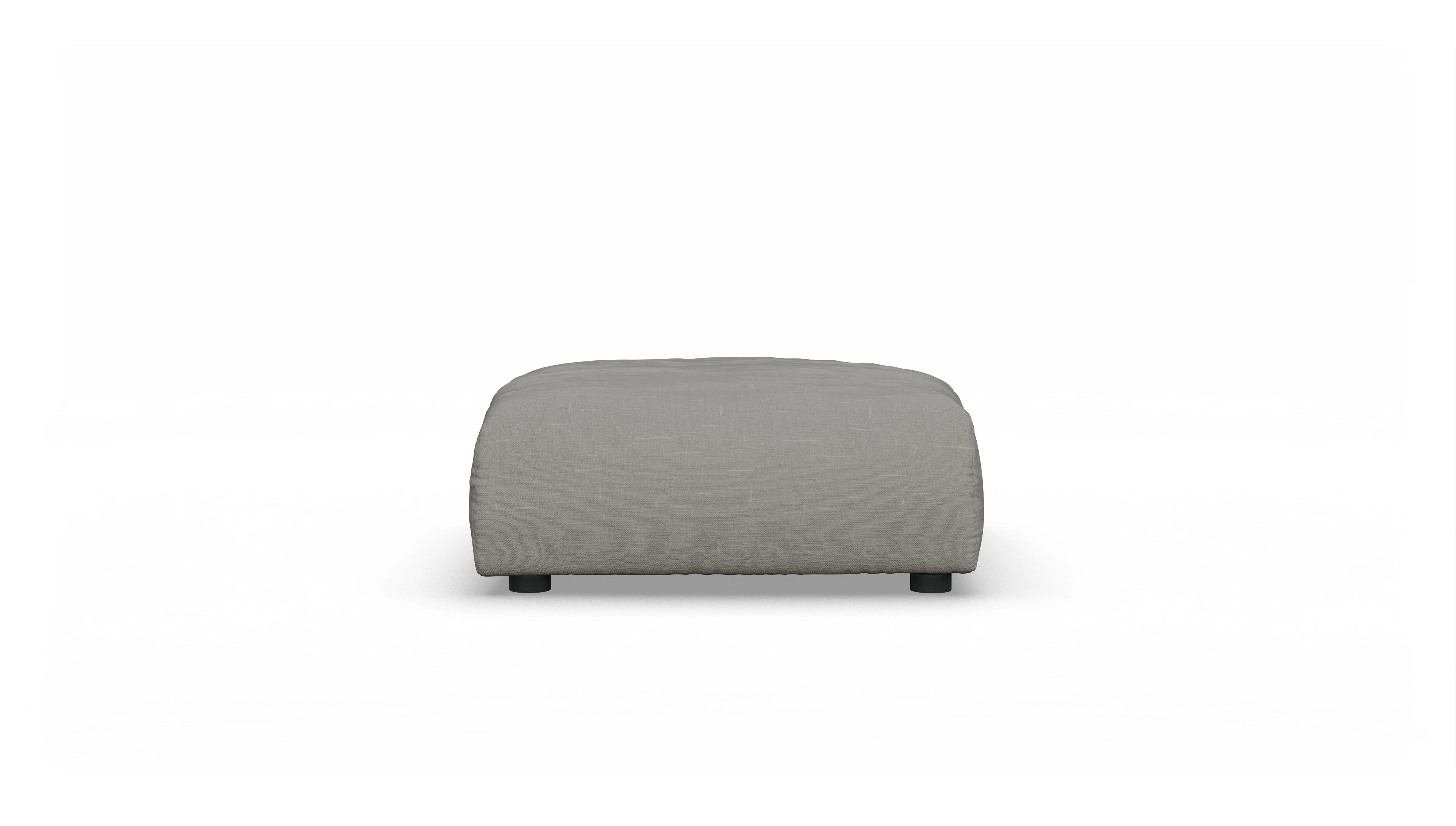 Ansicht des Produktes Molin Hocker in Stoff grau