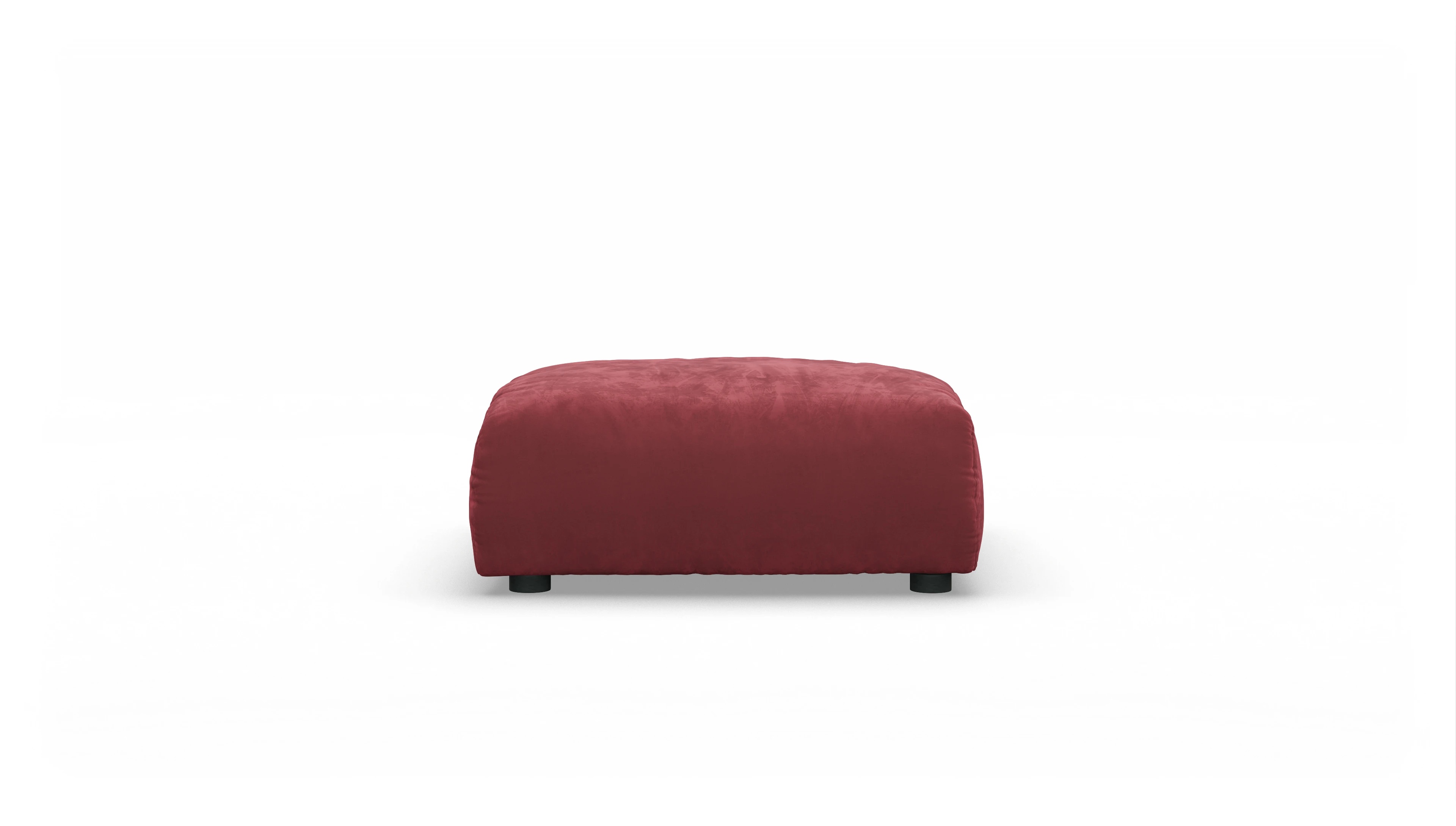 Ansicht des Produktes Molin Hocker in Samt rot