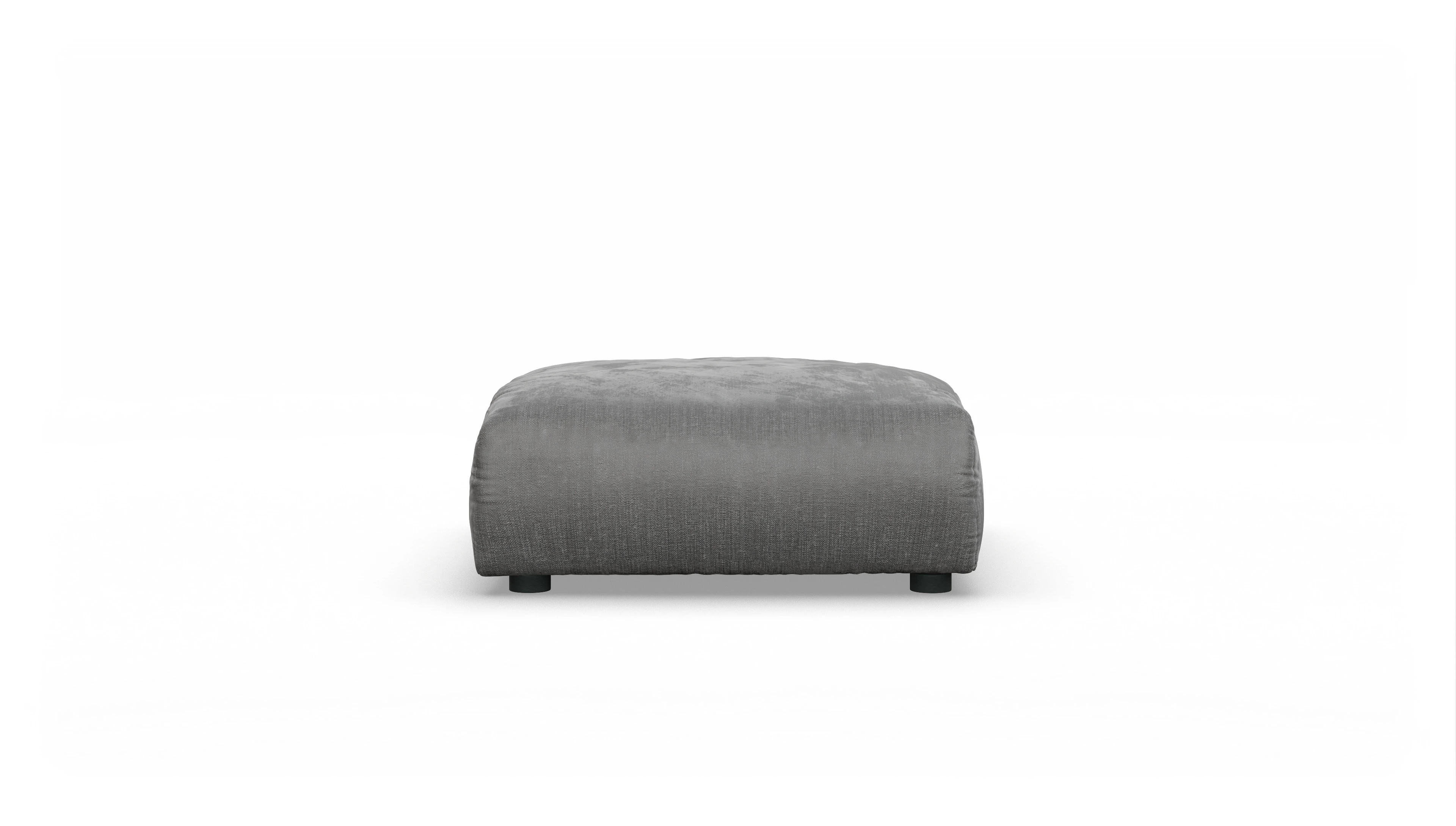 Ansicht des Produktes Molin Hocker in Stoff grau