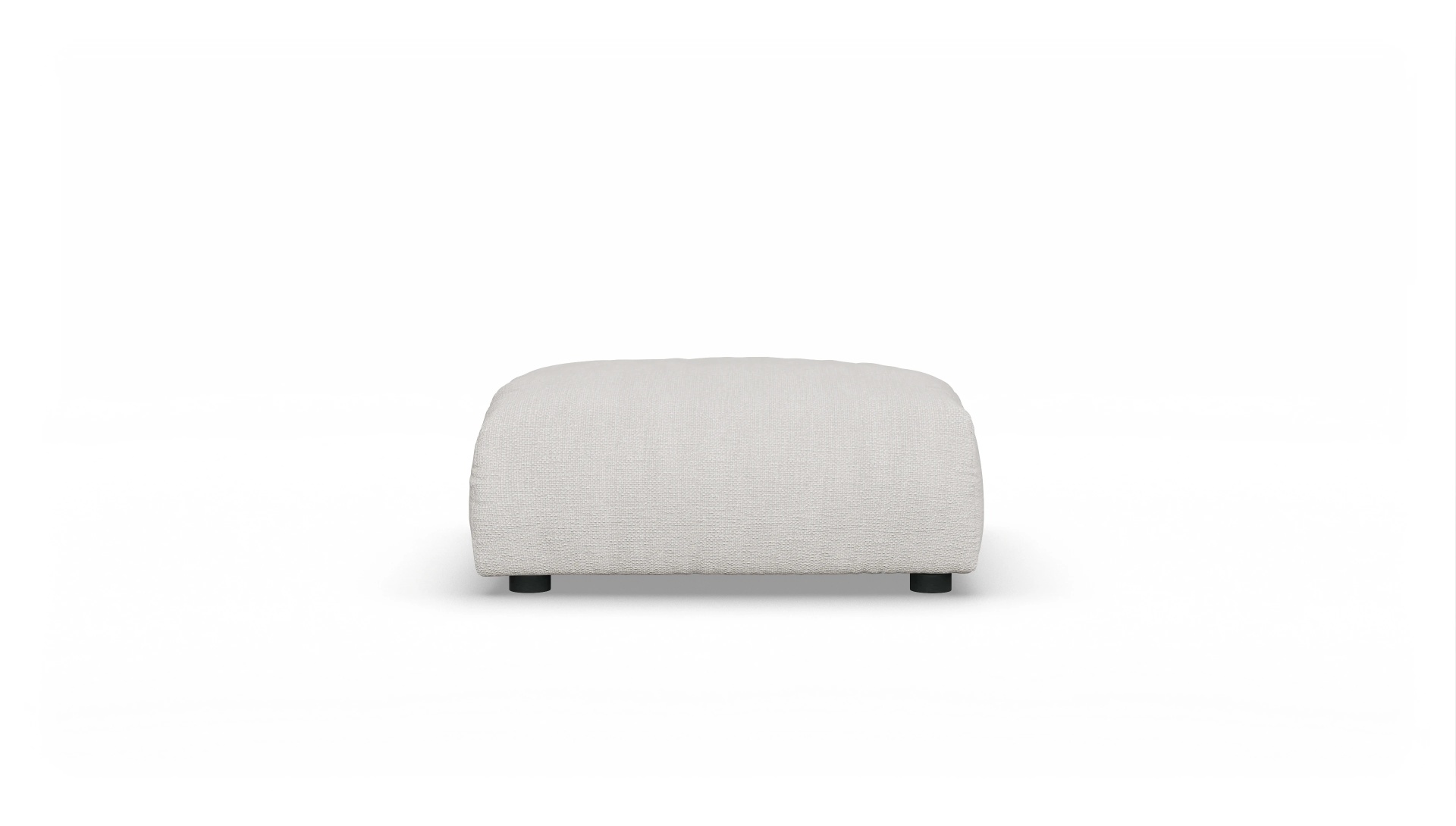Molin Designer-Hocker Ansicht des Produktes Molin Hocker in Stoff weiß
