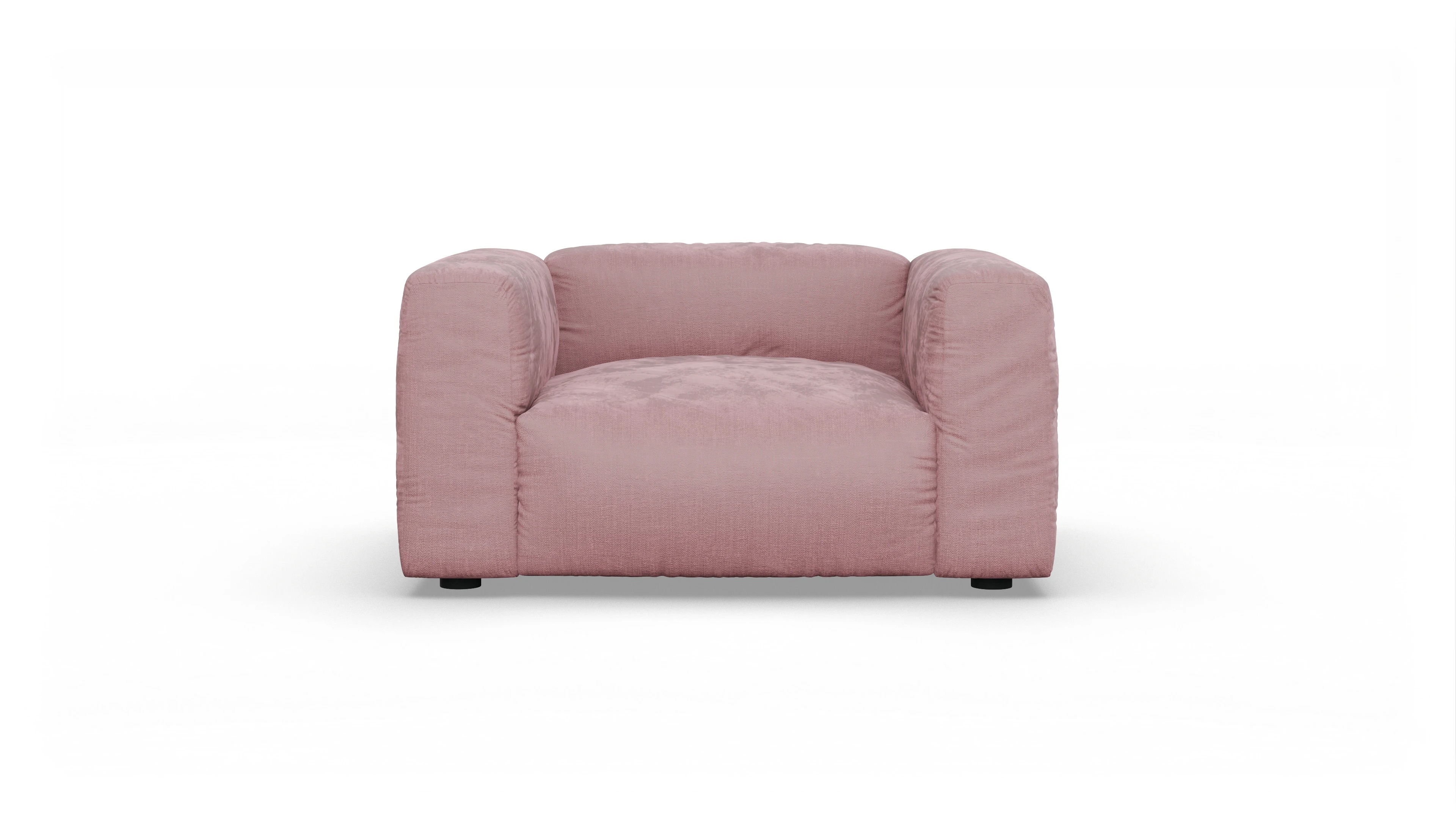 Design-Sessel Molin Ansicht des Produktes Molin Sessel in Stoff rot