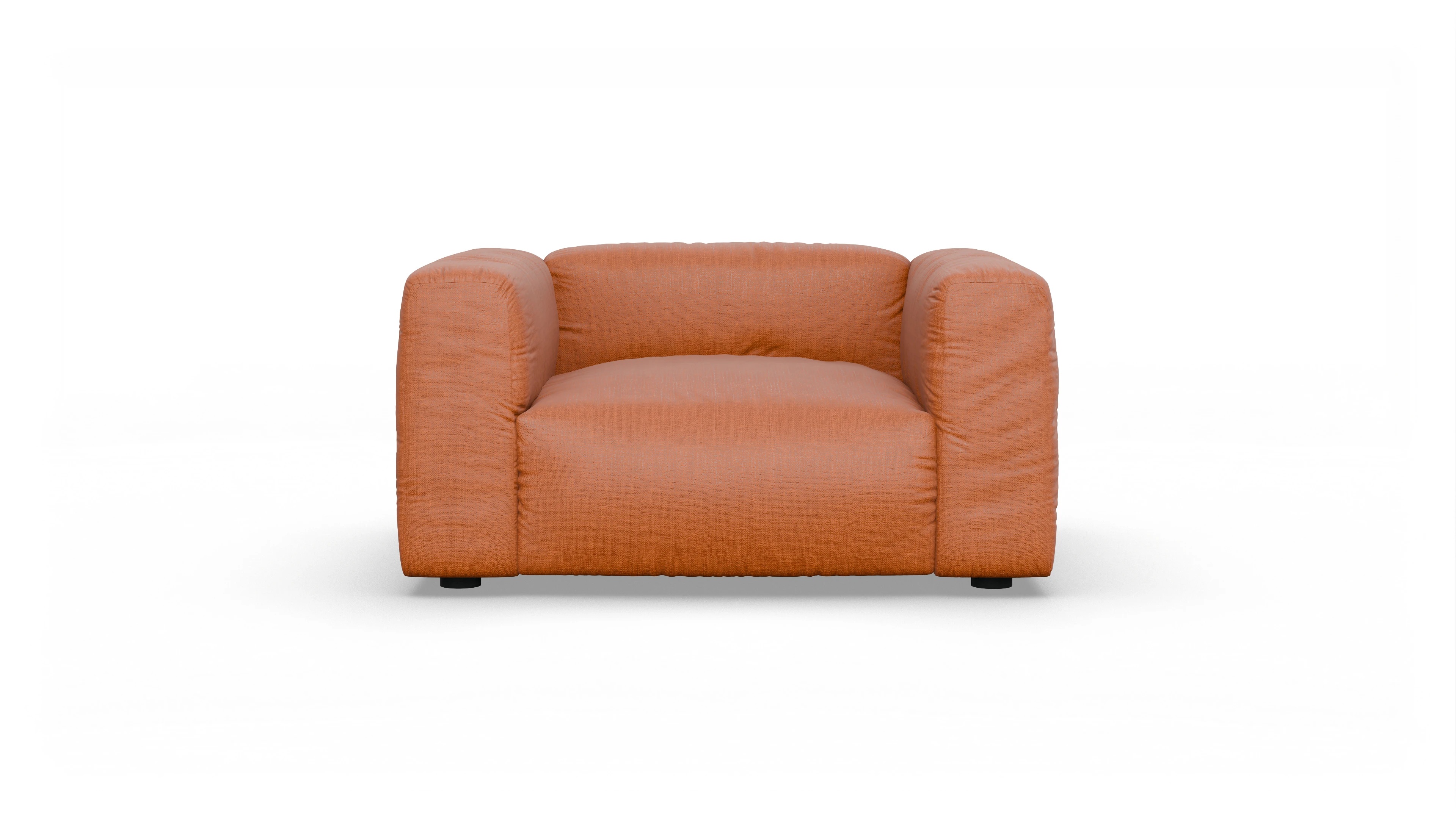 Ansicht des Produktes Molin Sessel in Stoff orange