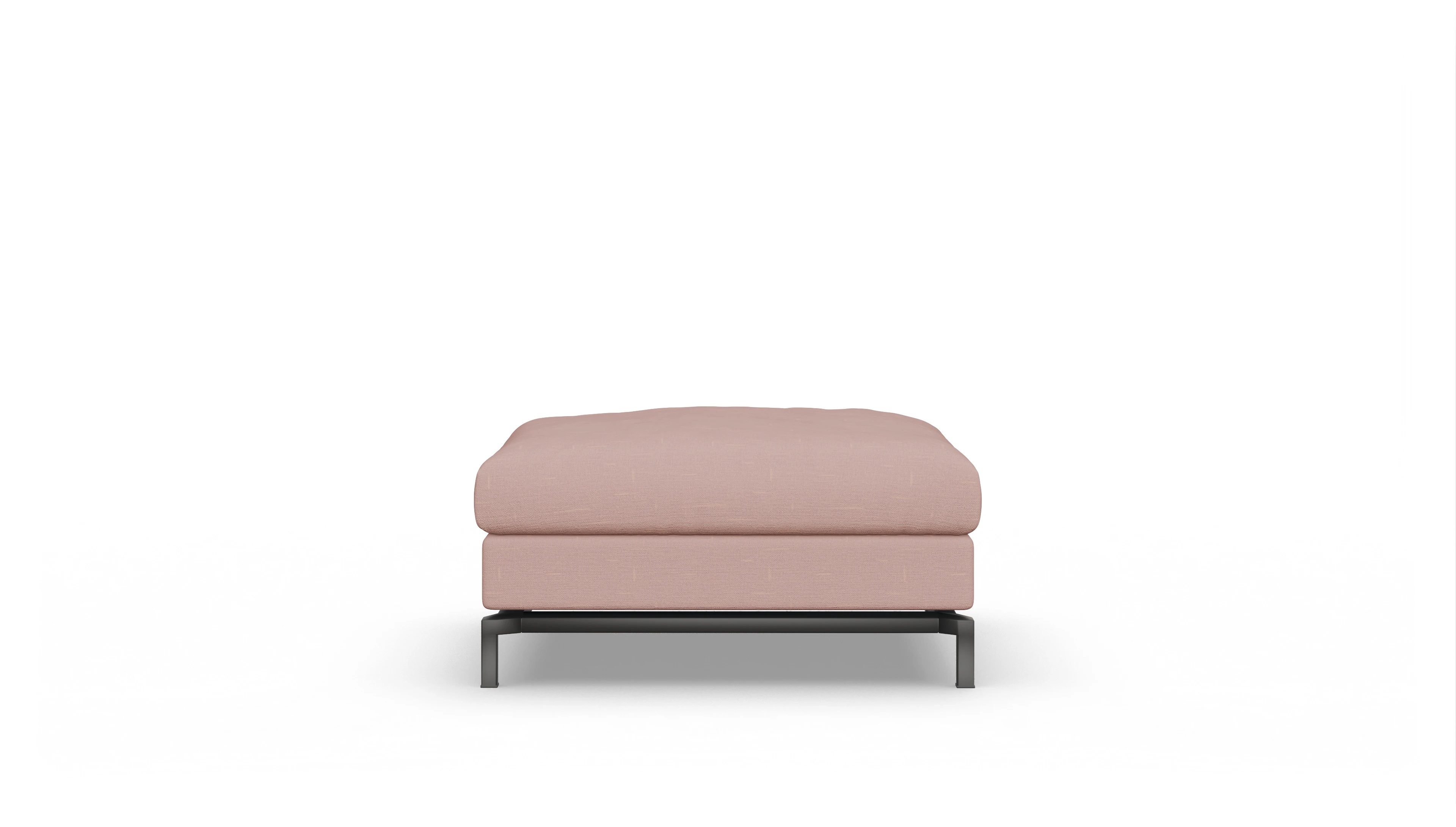 Ansicht des Produktes Fenice Hocker in Stoff rot