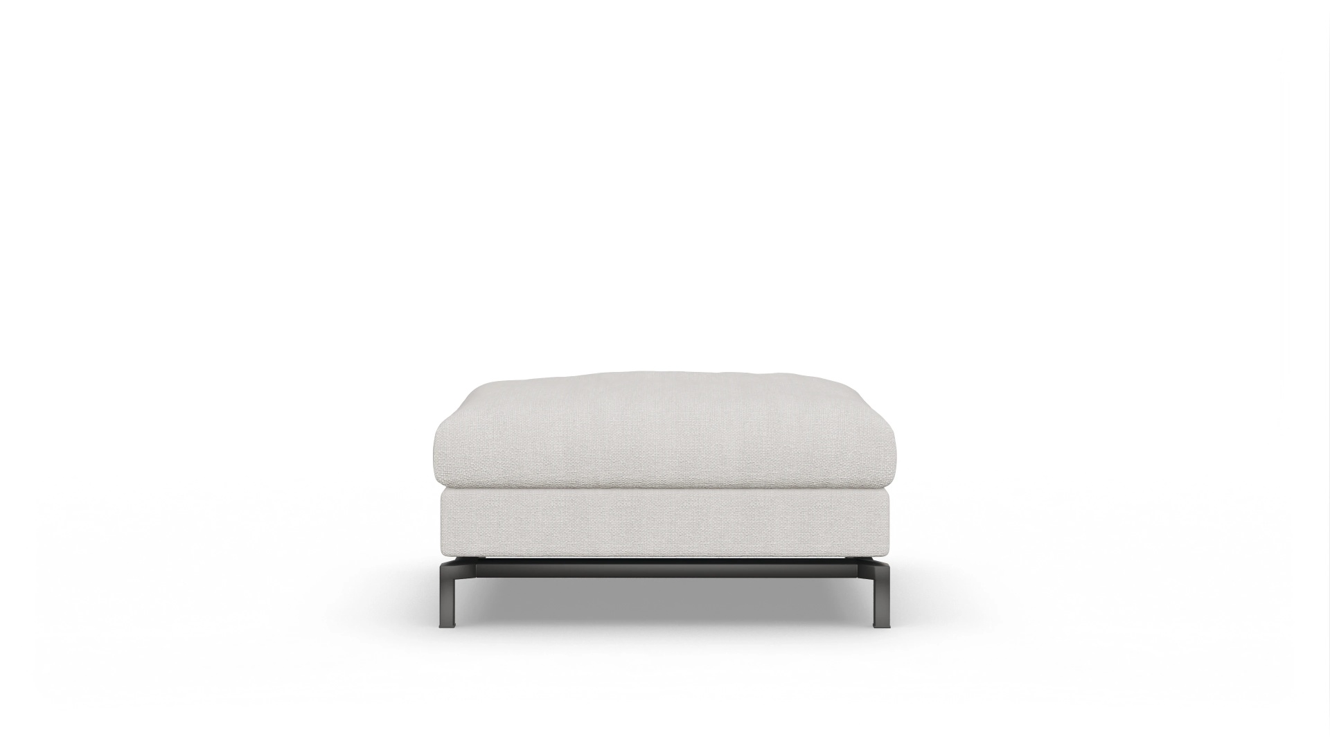 Fenice Designer-Hocker Ansicht des Produktes Fenice Hocker in Stoff weiß