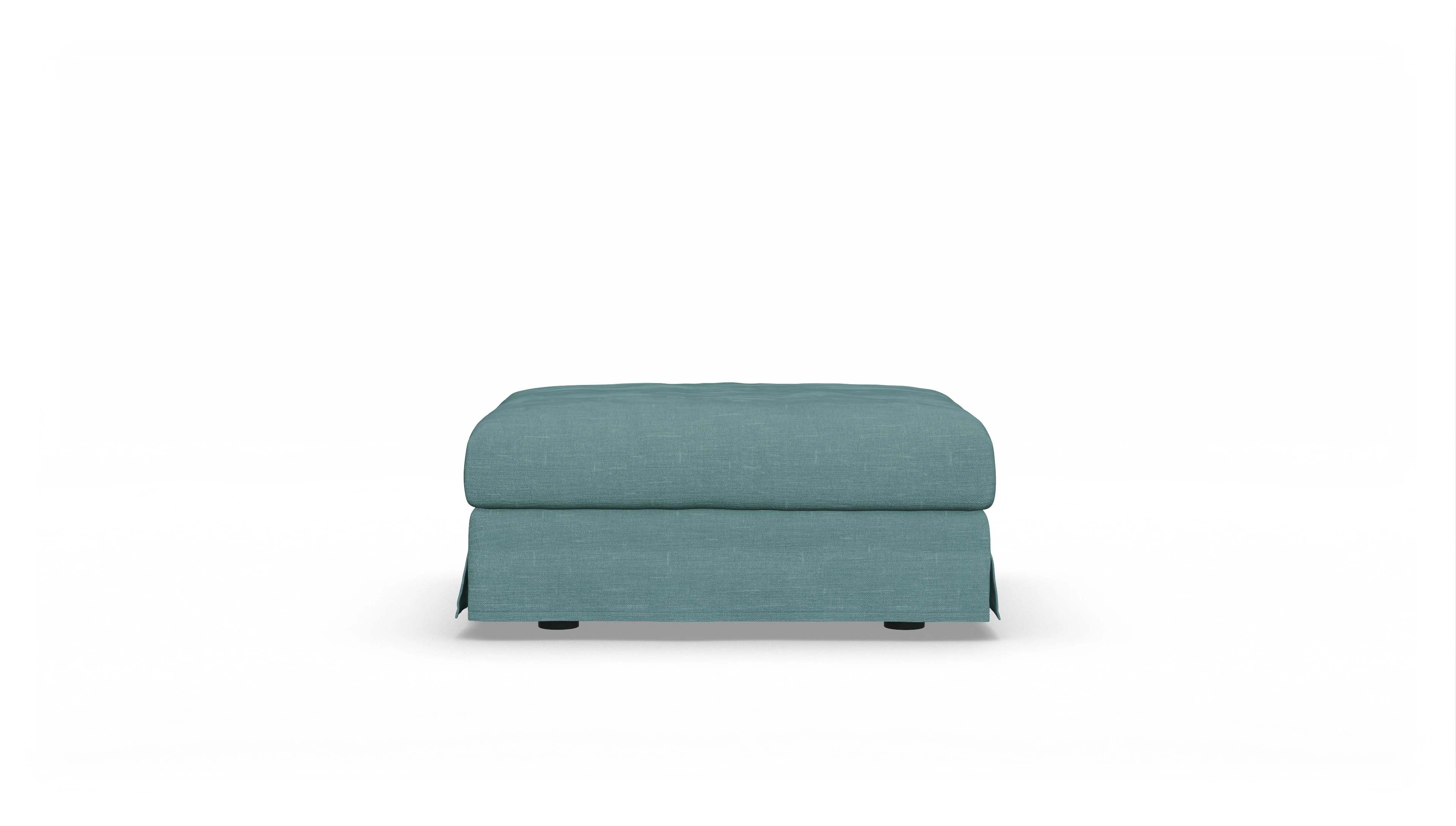 Ansicht des Produktes Pittori Hocker in Stoff grün