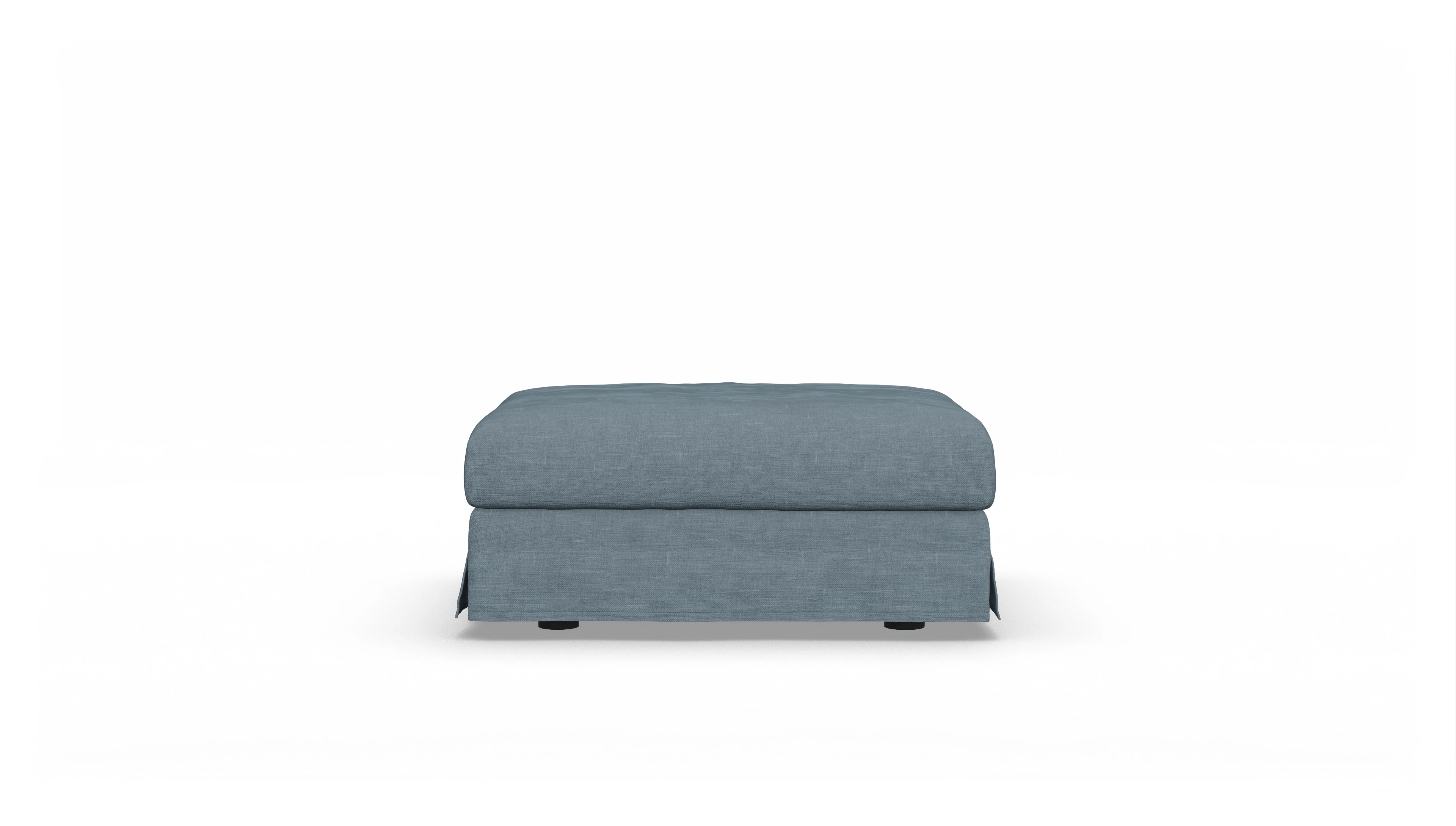 Ansicht des Produktes Pittori Hocker in Stoff blau