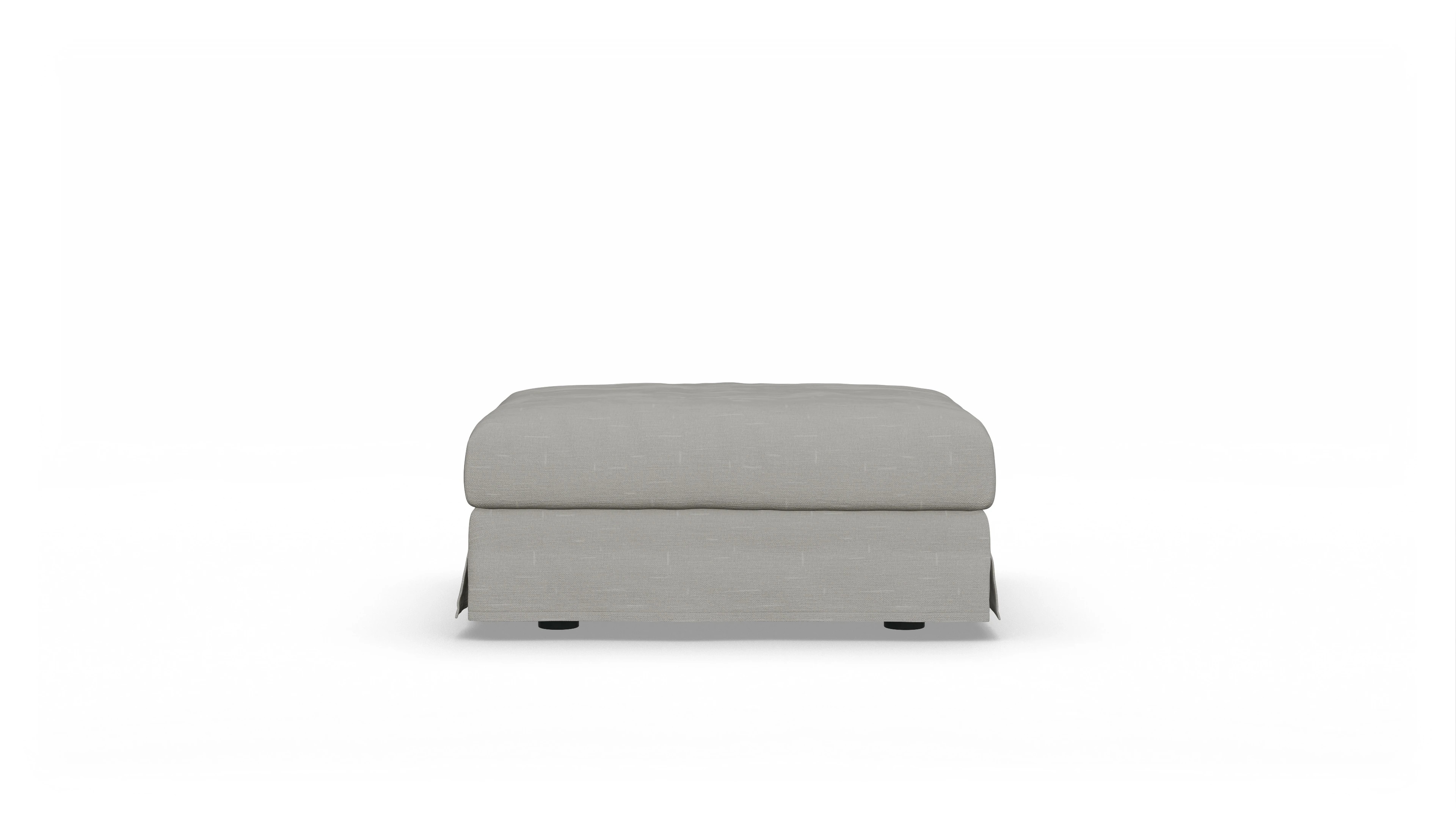 Ansicht des Produktes Pittori Hocker in Stoff grau