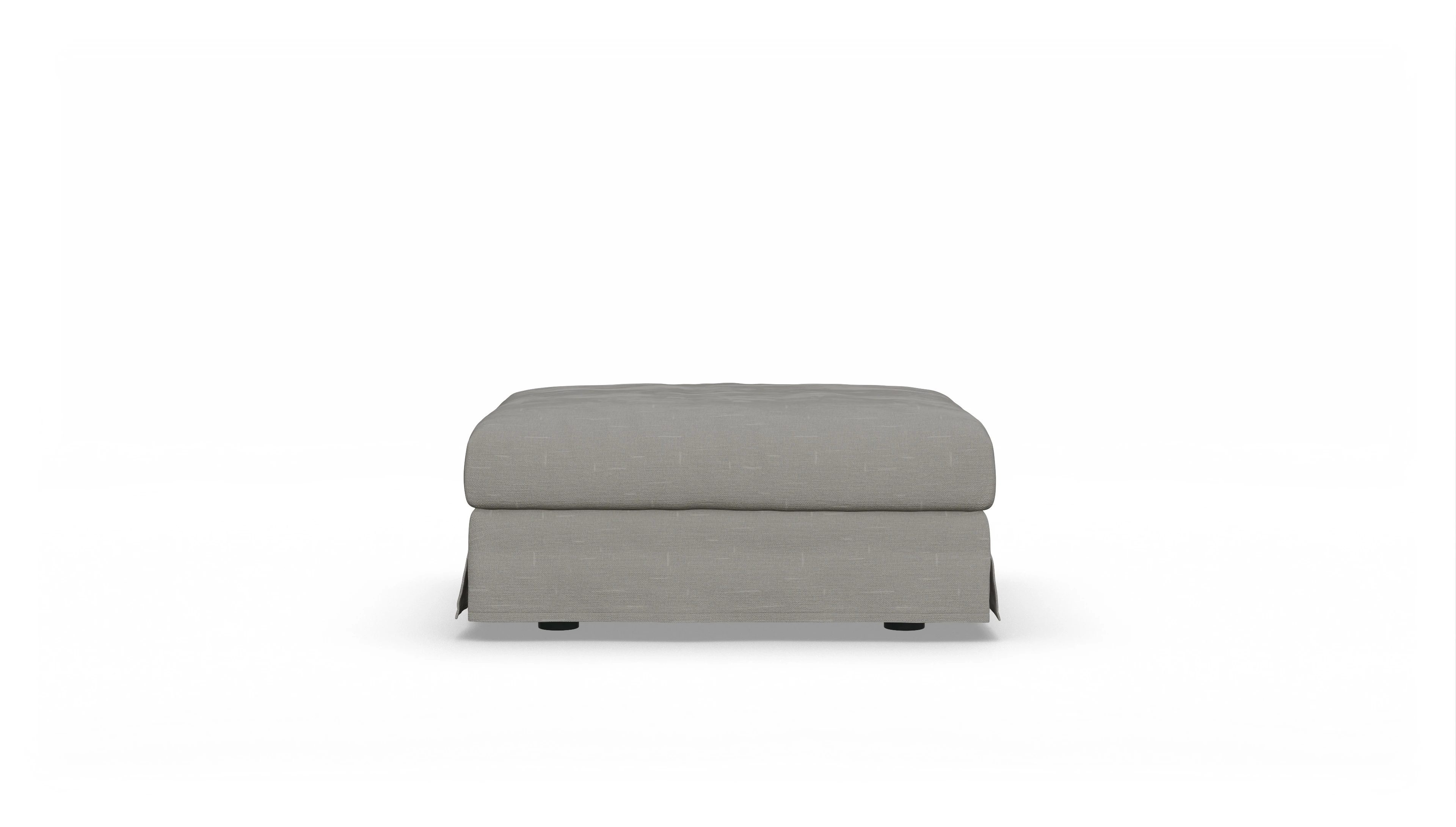 Ansicht des Produktes Pittori Hocker in Stoff grau