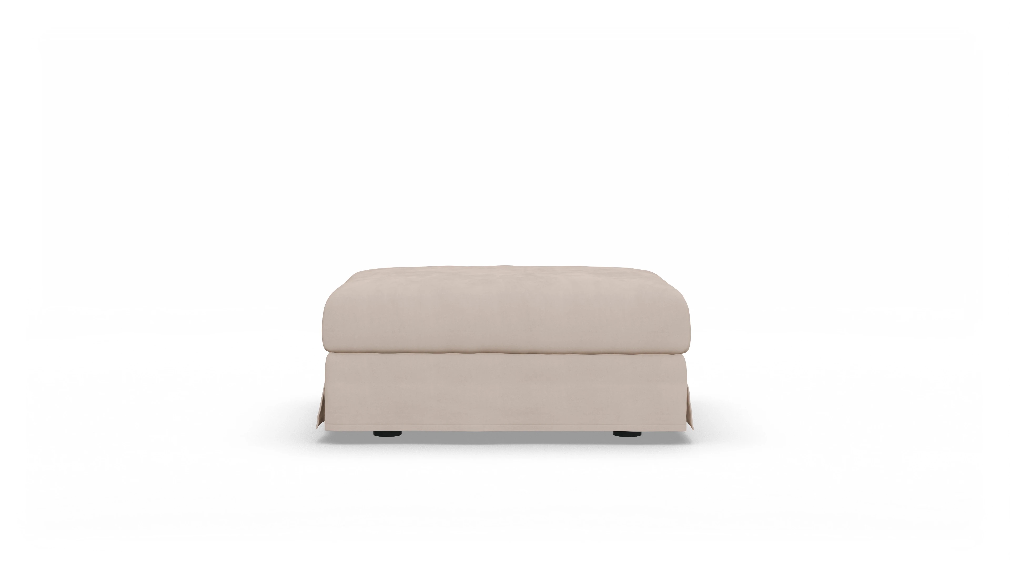 Ansicht des Produktes Pittori Hocker in Samt beige