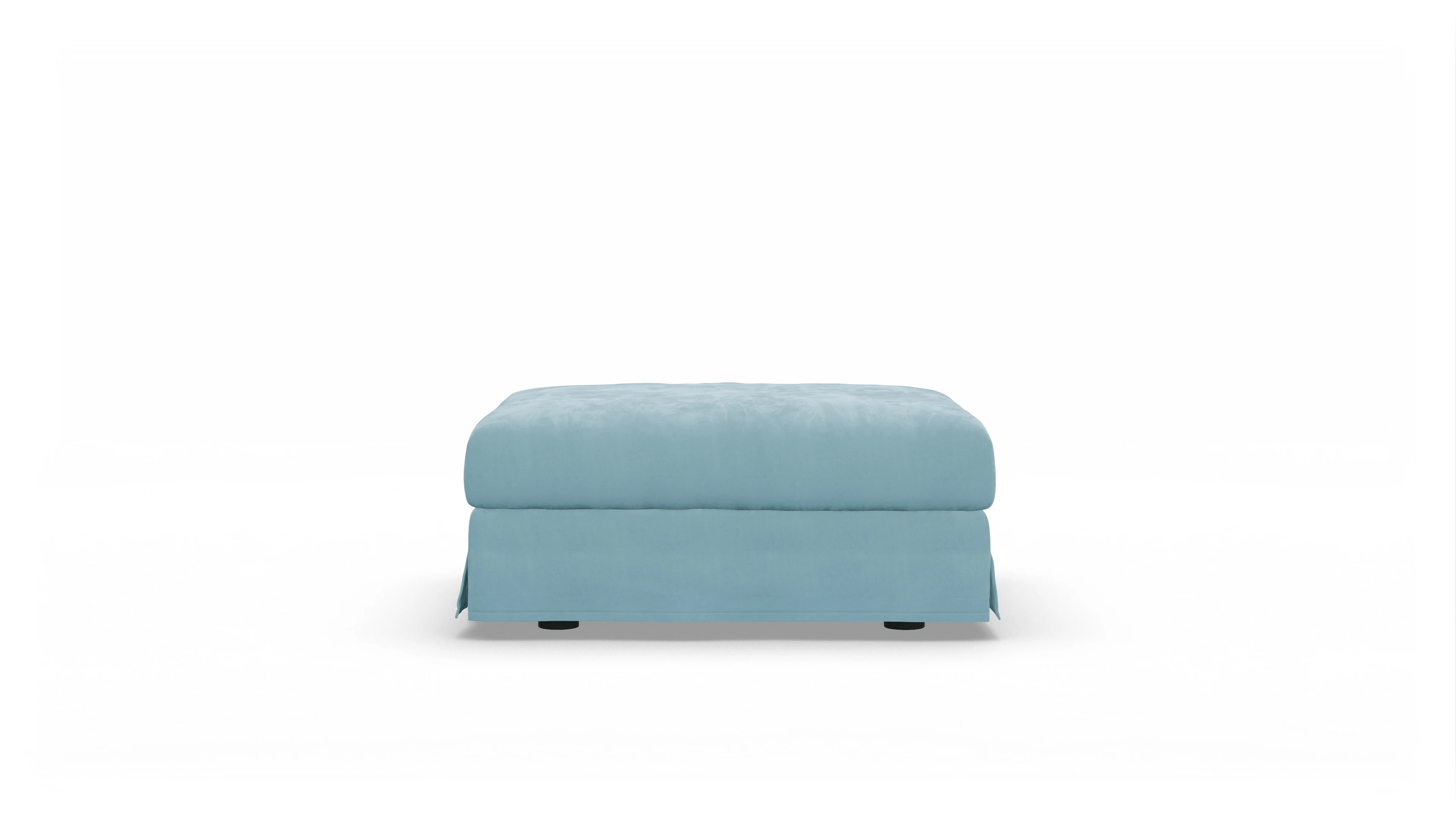 Ansicht des Produktes Pittori Hocker in Samt blau