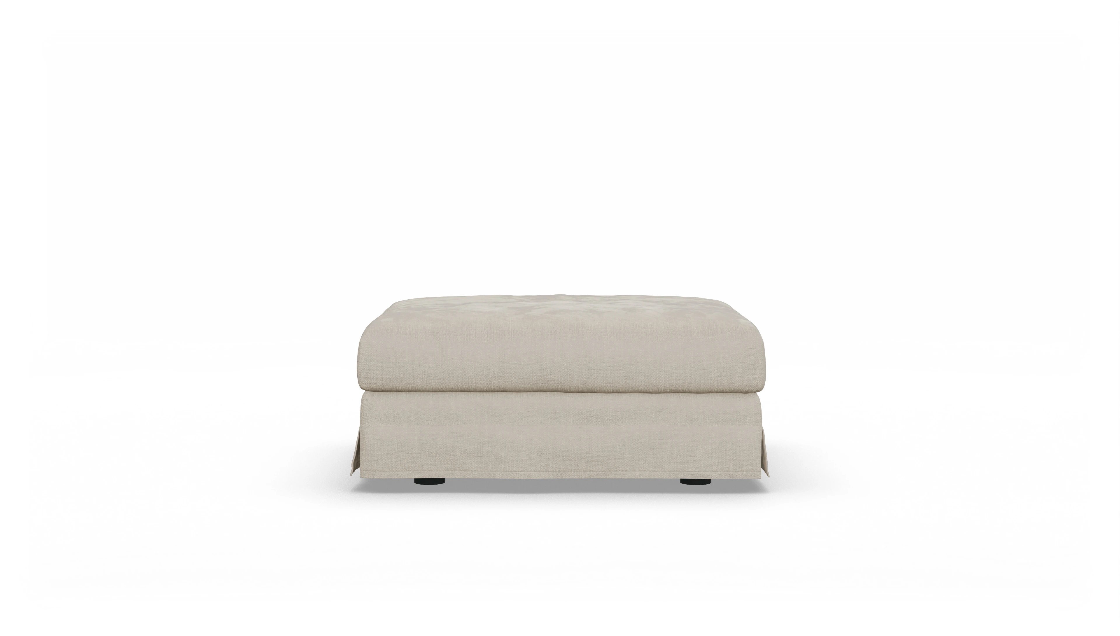 Ansicht des Produktes Pittori Hocker in Stoff beige