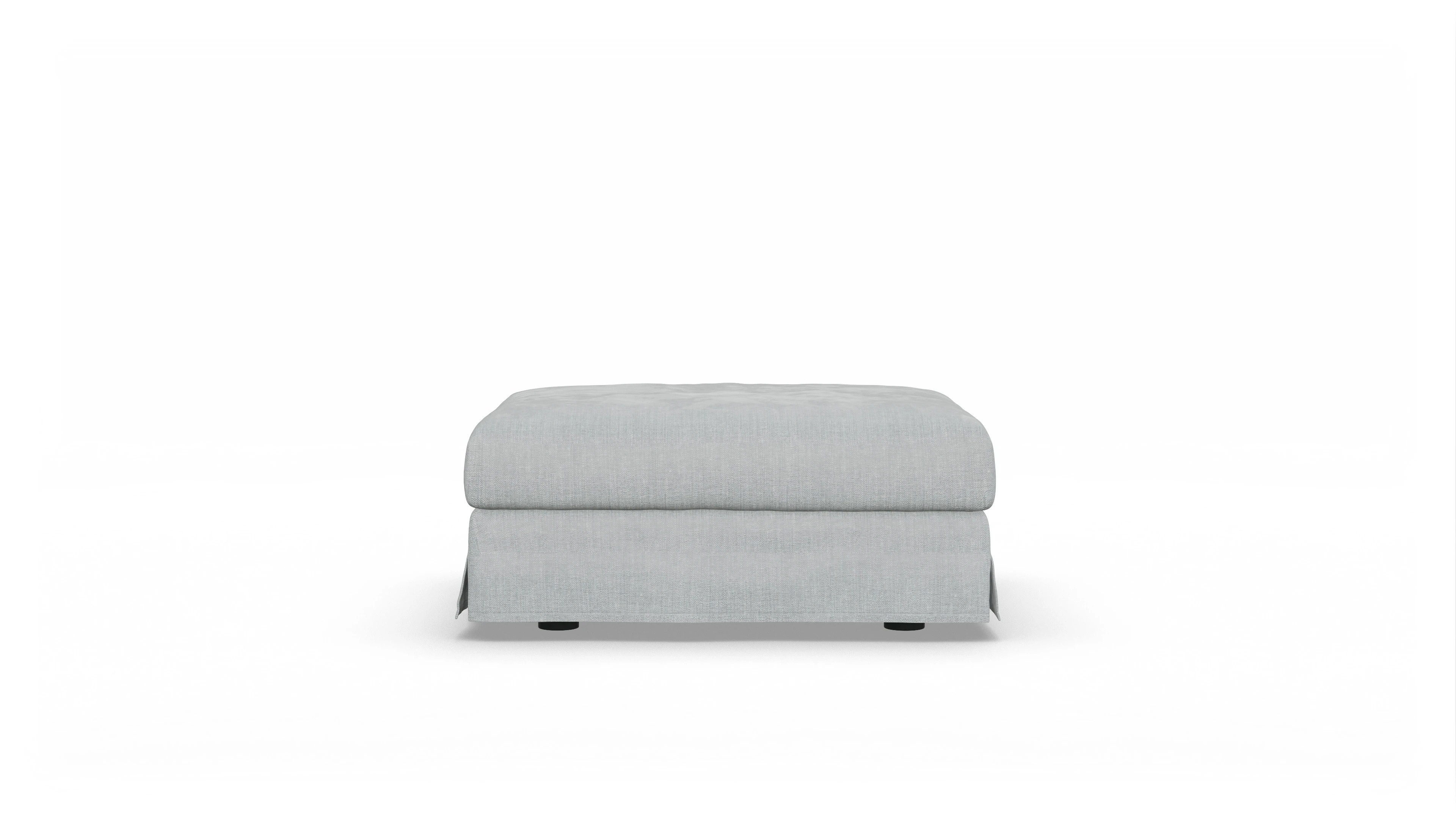 Ansicht des Produktes Pittori Hocker in Stoff grau