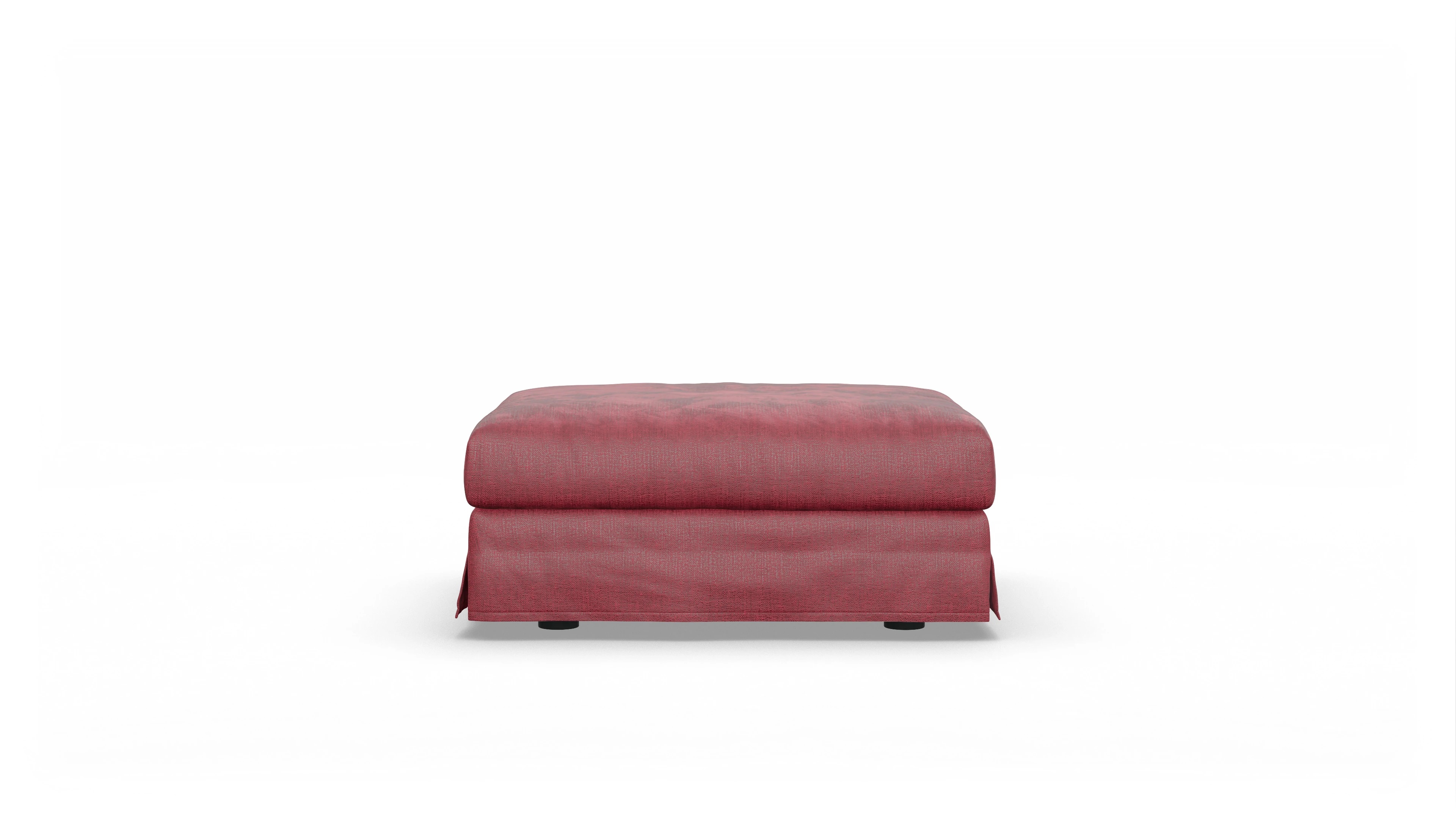 Ansicht des Produktes Pittori Hocker in Stoff rot