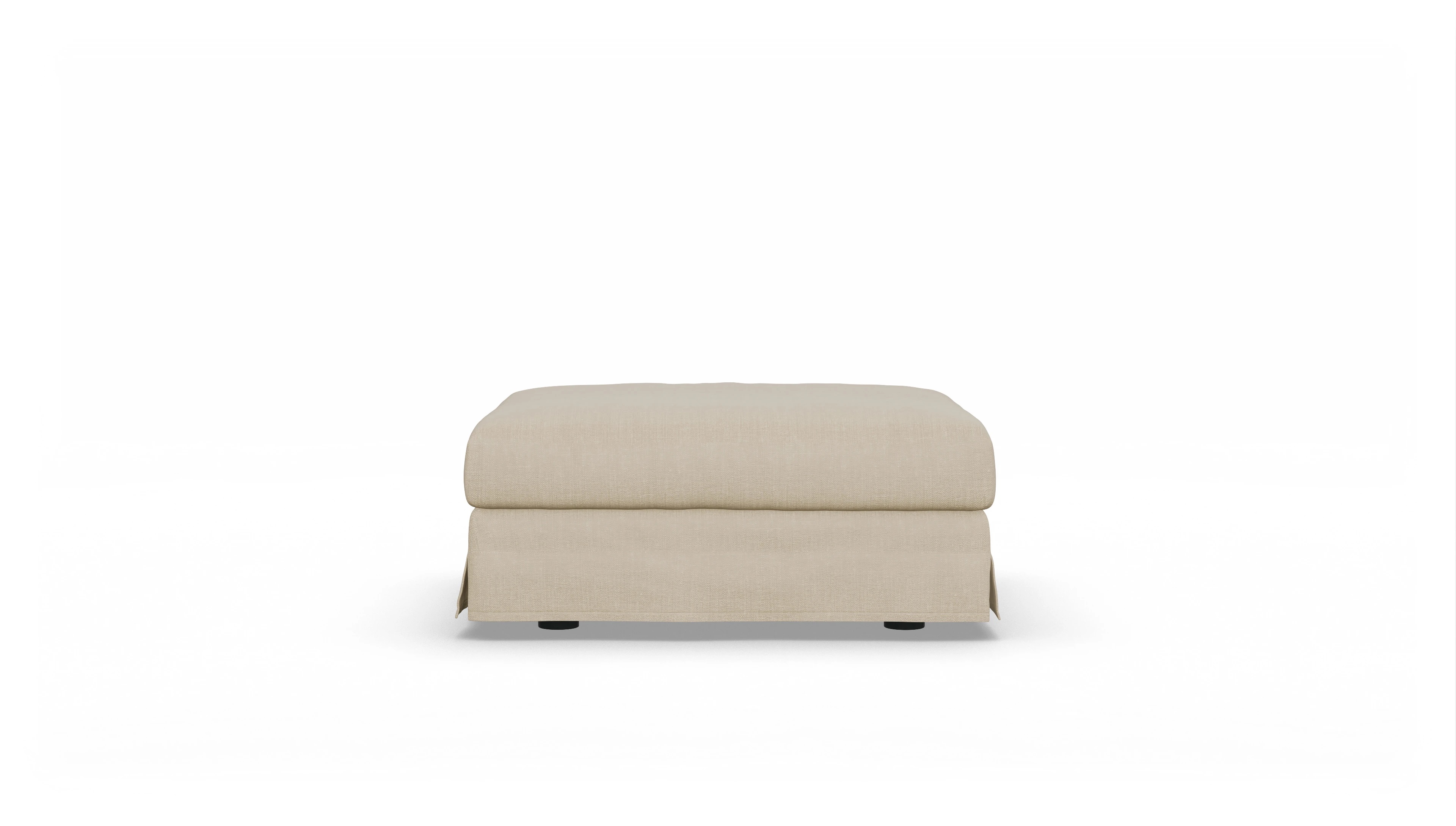 Ansicht des Produktes Pittori Hocker in Stoff beige