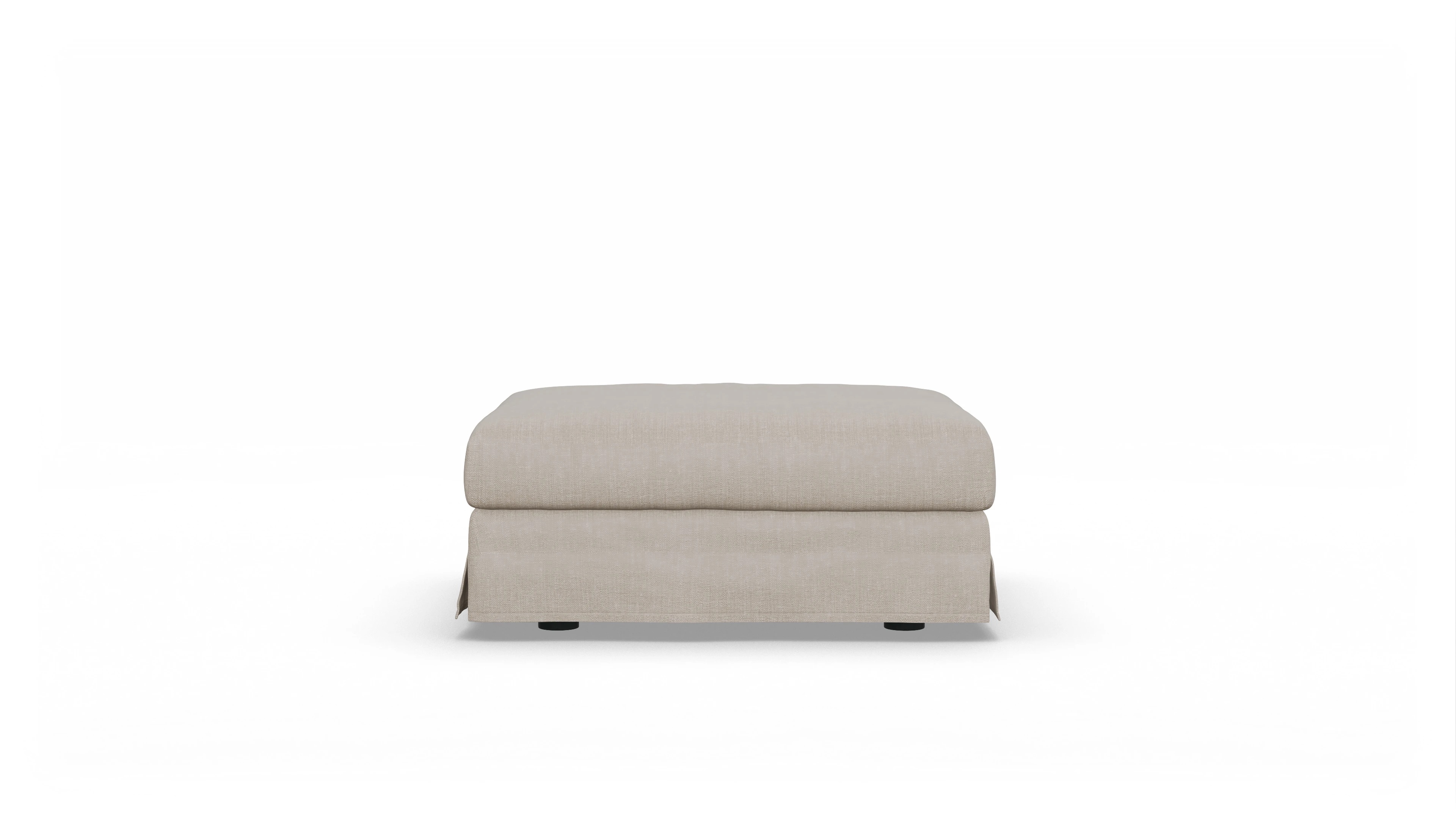 Ansicht des Produktes Pittori Hocker in Stoff braun