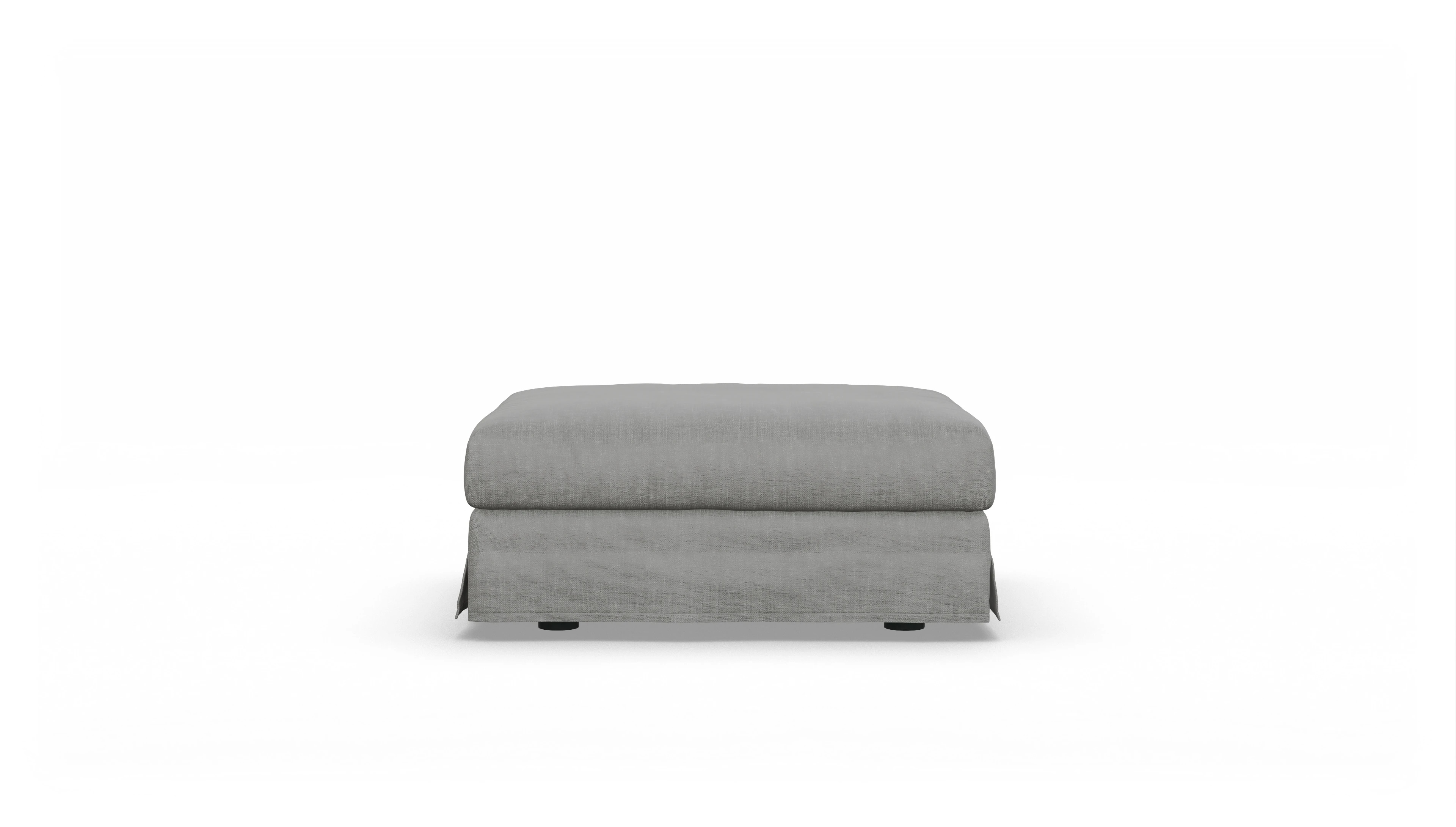Ansicht des Produktes Pittori Hocker in Stoff grau