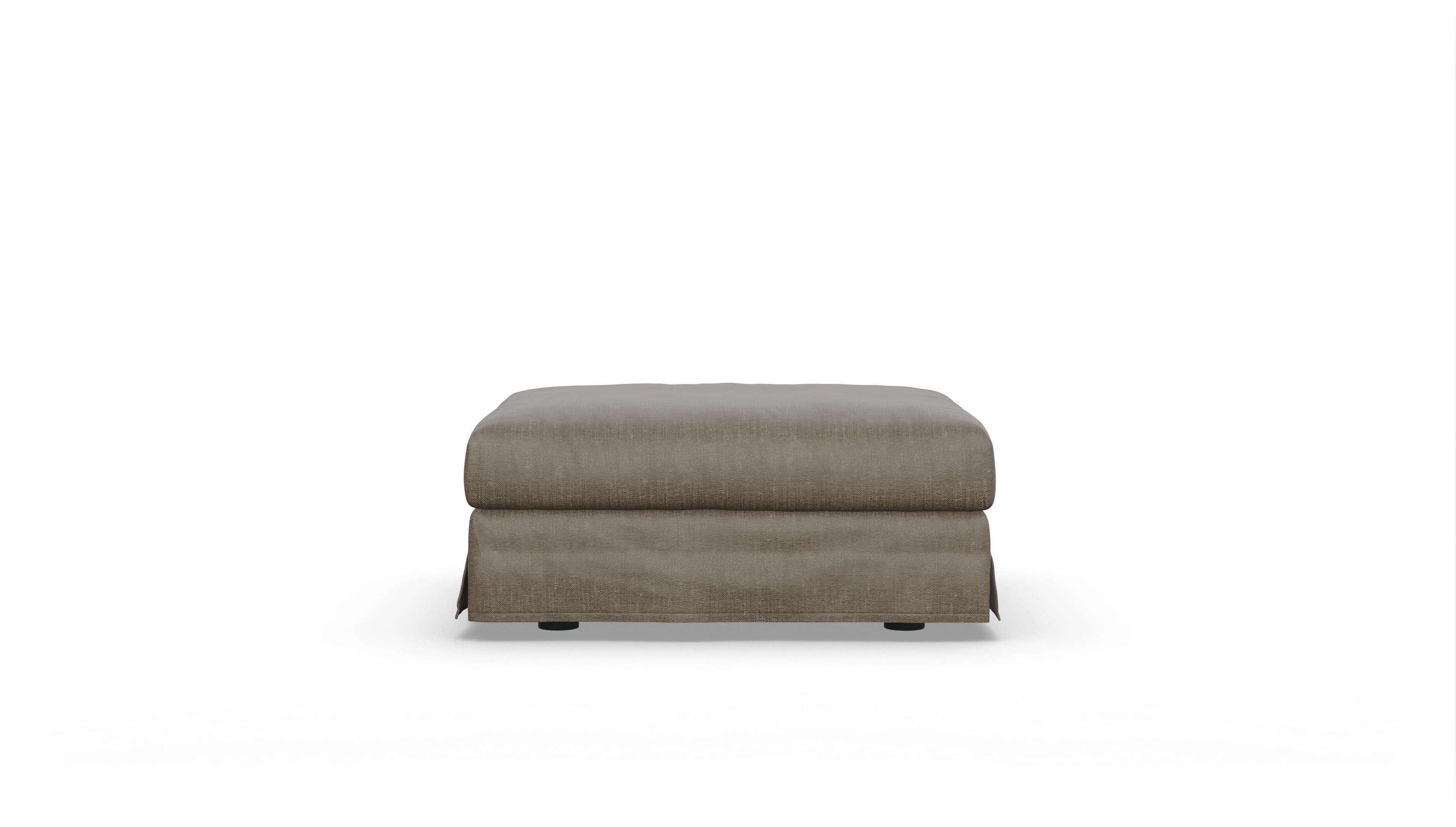 Ansicht des Produktes Pittori Hocker in Stoff braun