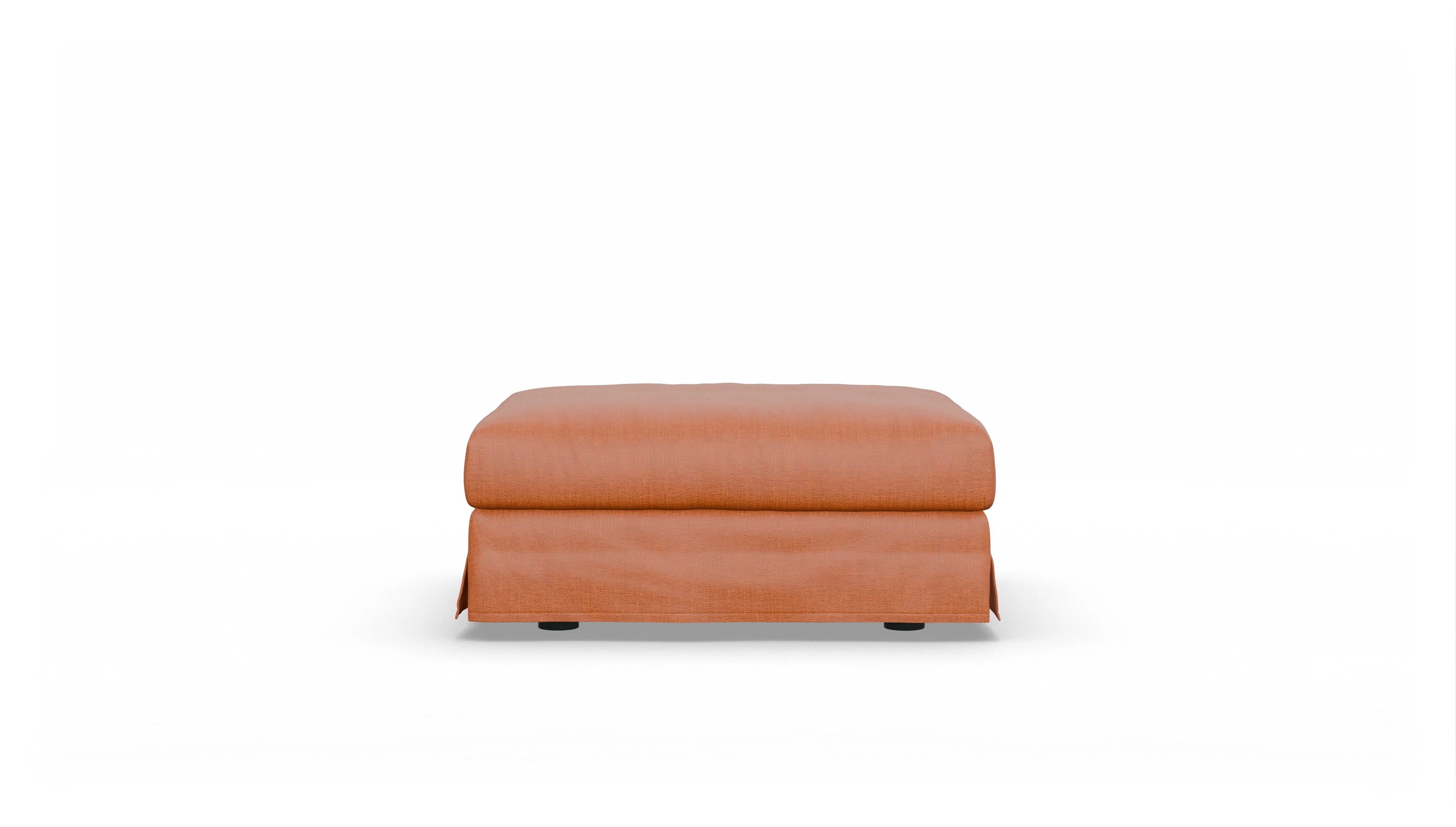 Ansicht des Produktes Pittori Hocker in Stoff orange