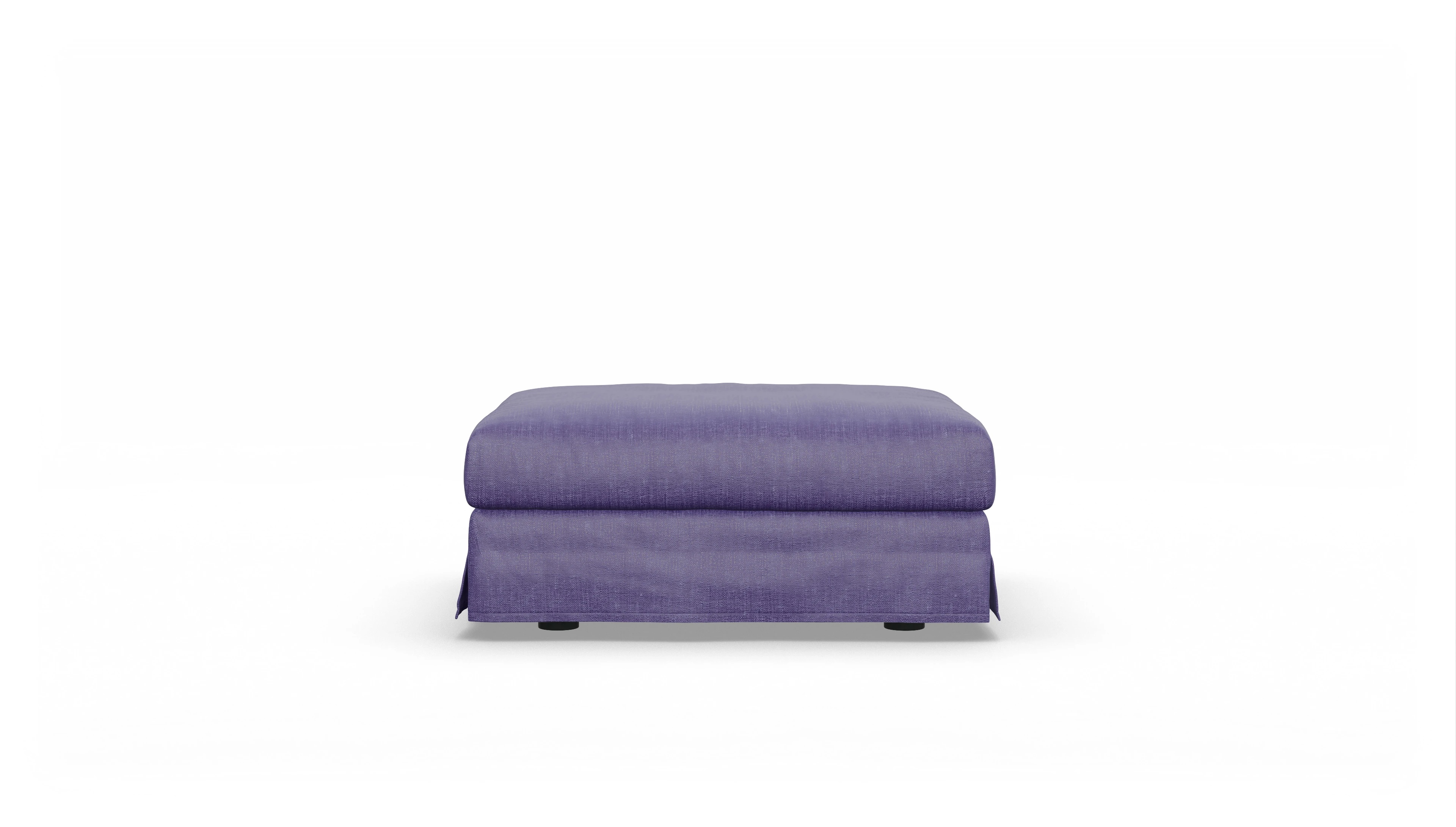 Ansicht des Produktes Pittori Hocker in Stoff blau