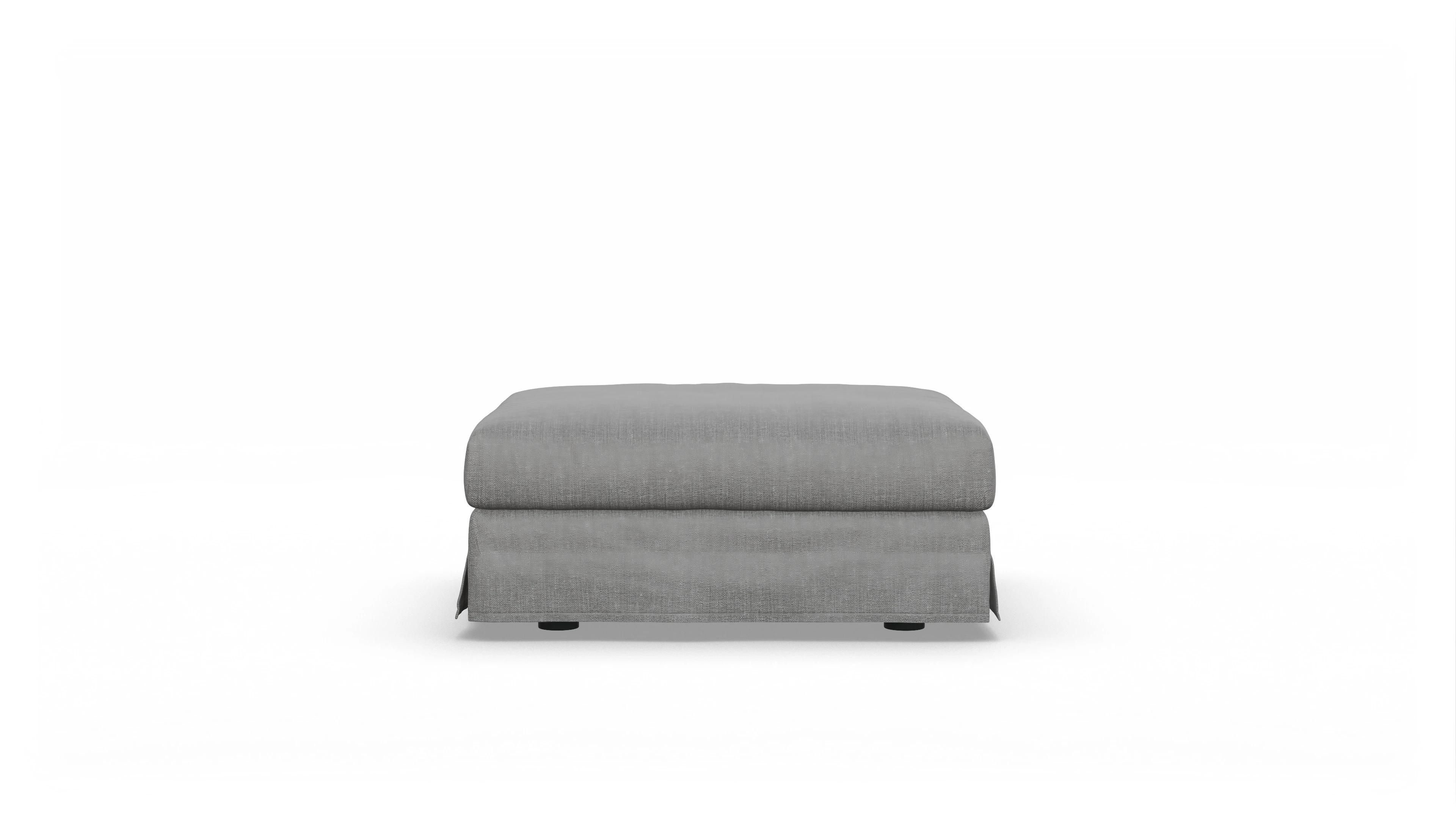 Ansicht des Produktes Pittori Hocker in Stoff grau