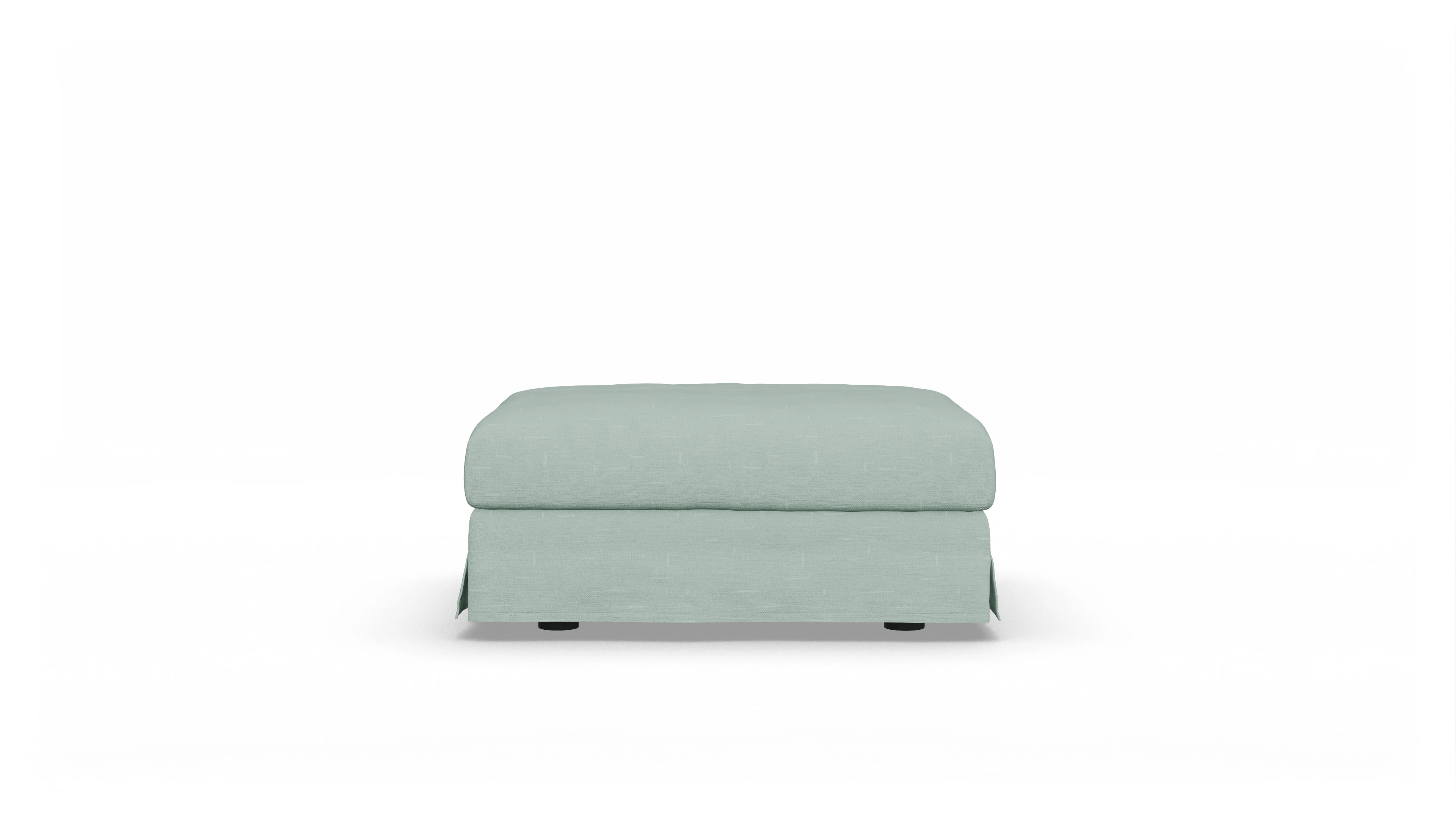 Ansicht des Produktes Pittori Hocker in Stoff grün