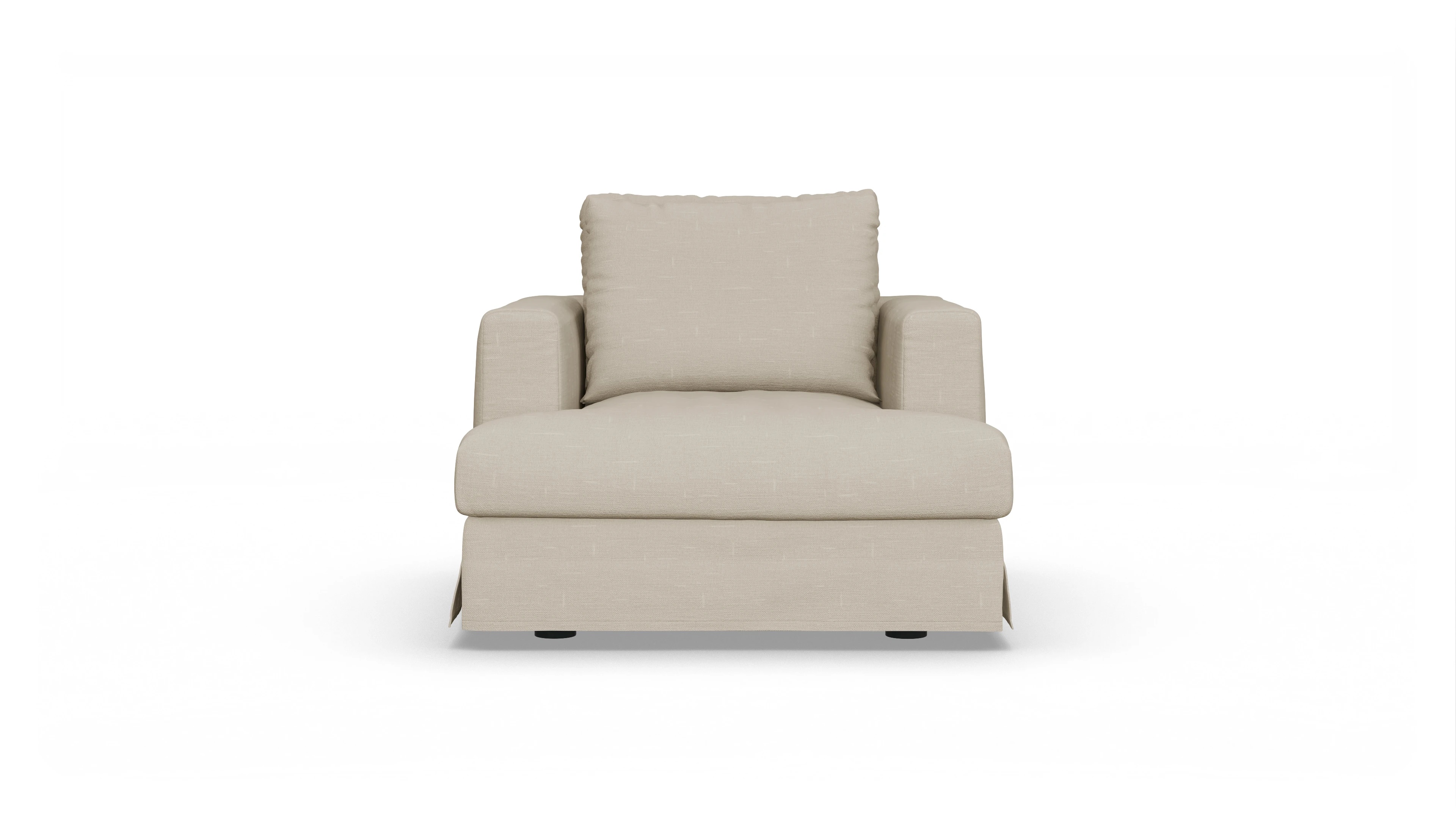 Ansicht des Produktes Pittori Sessel in Stoff beige