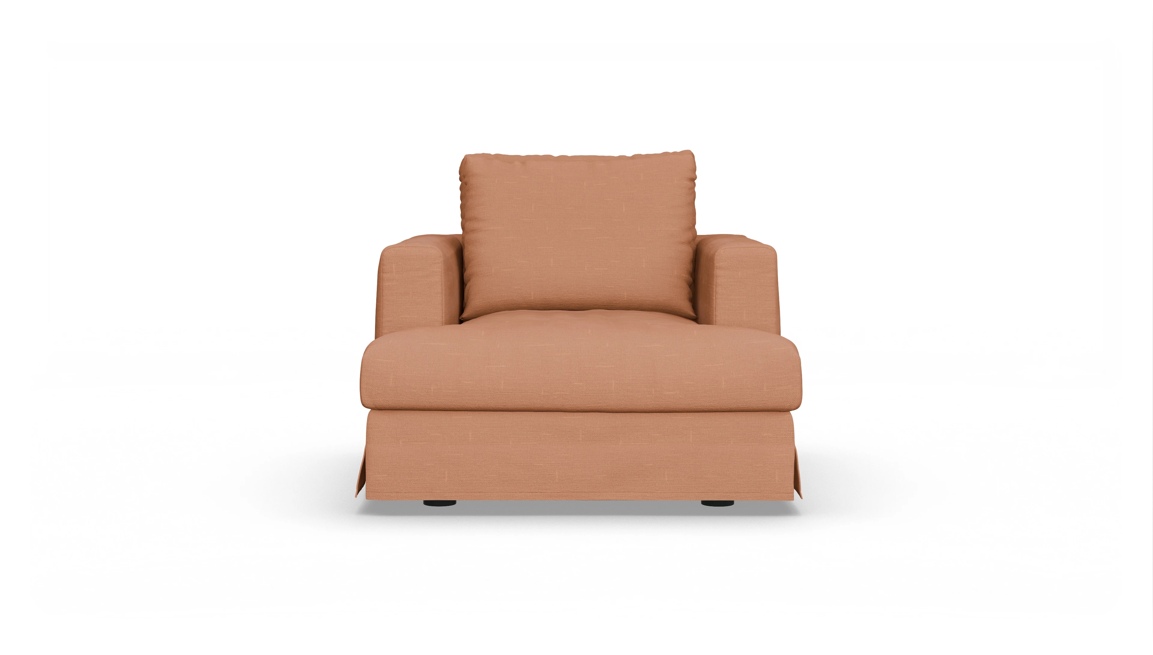 Ansicht des Produktes Pittori Sessel in Stoff orange