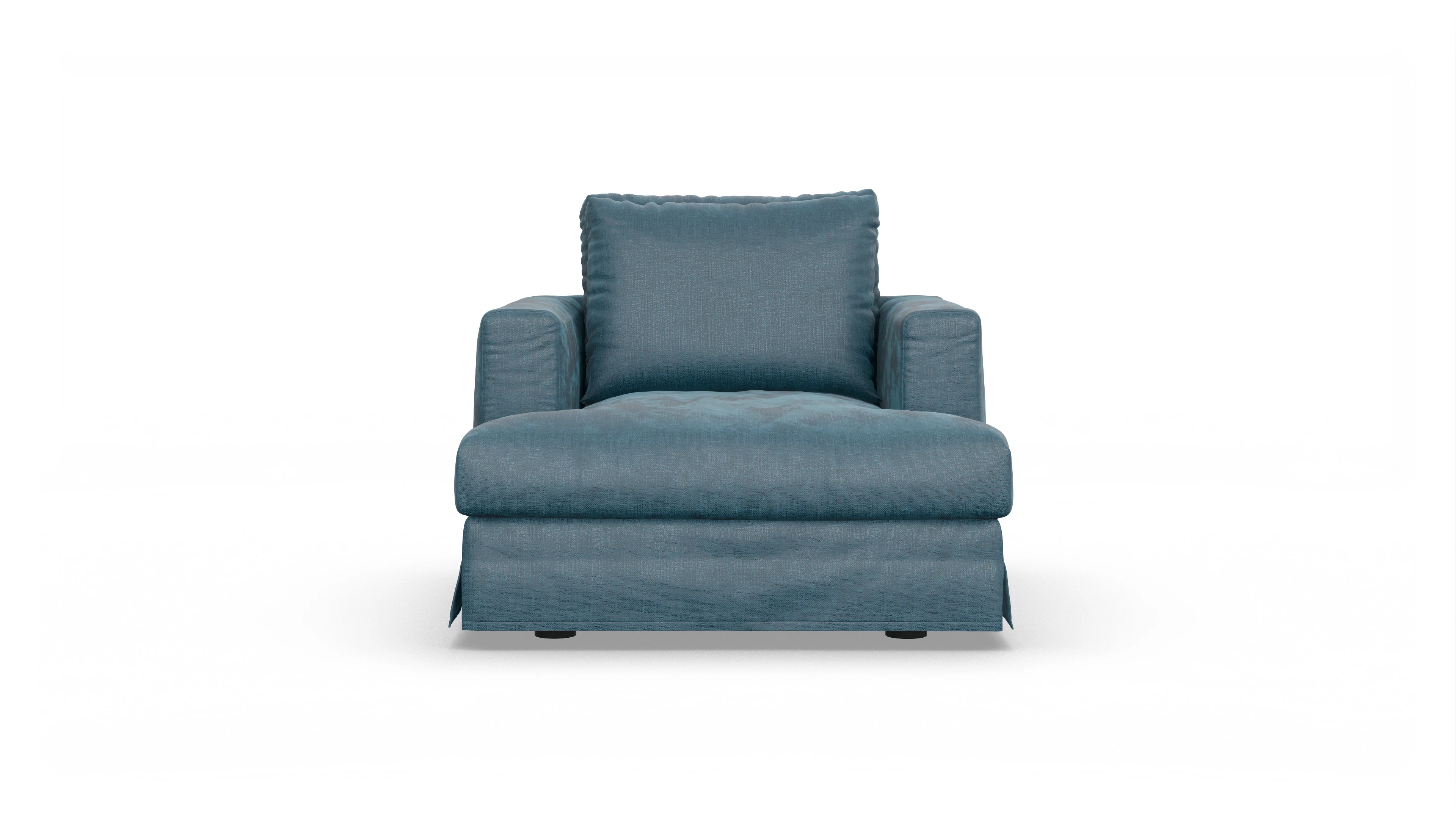 Ansicht des Produktes Pittori Sessel in Stoff blau