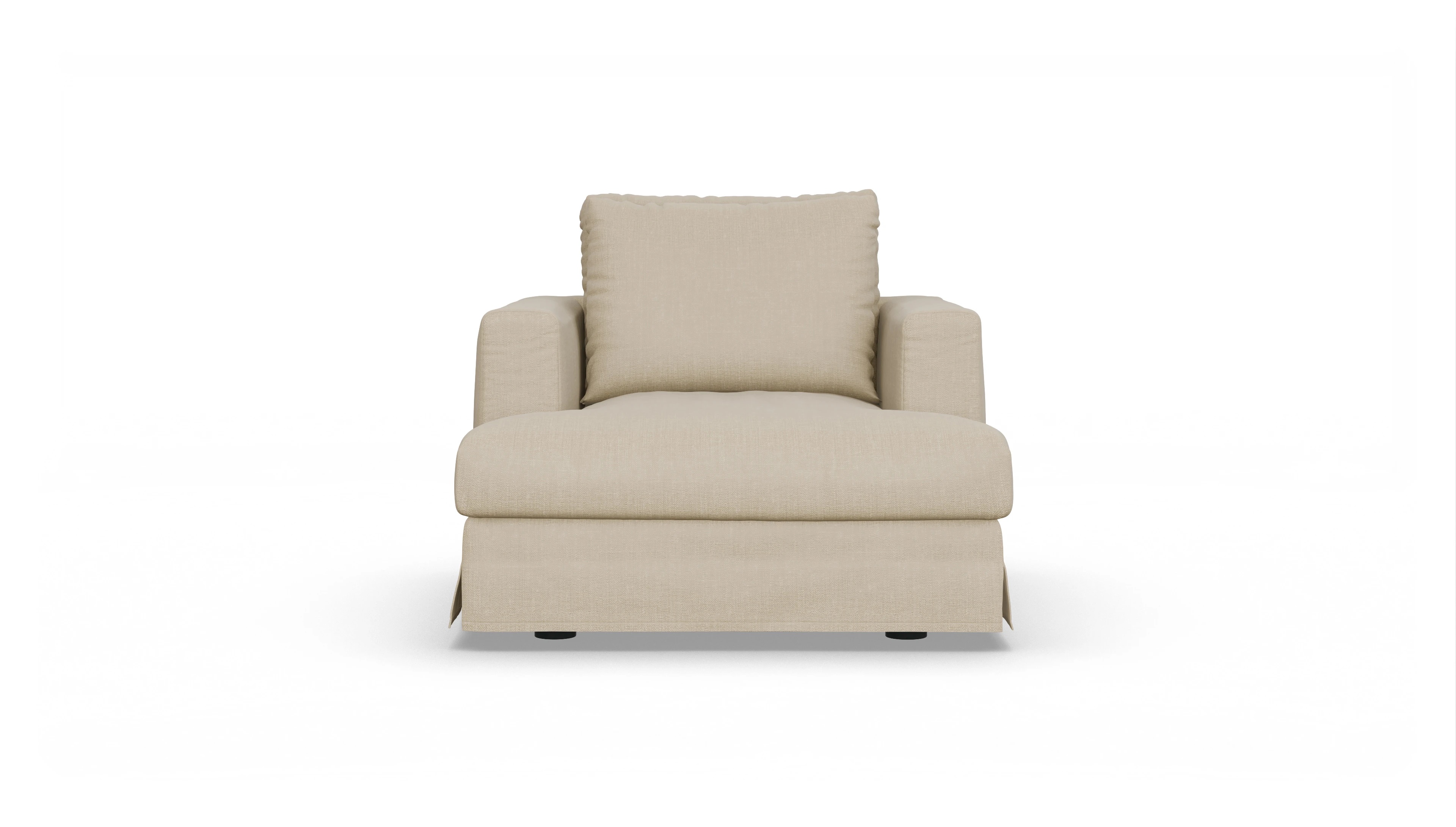 Ansicht des Produktes Pittori Sessel in Stoff beige