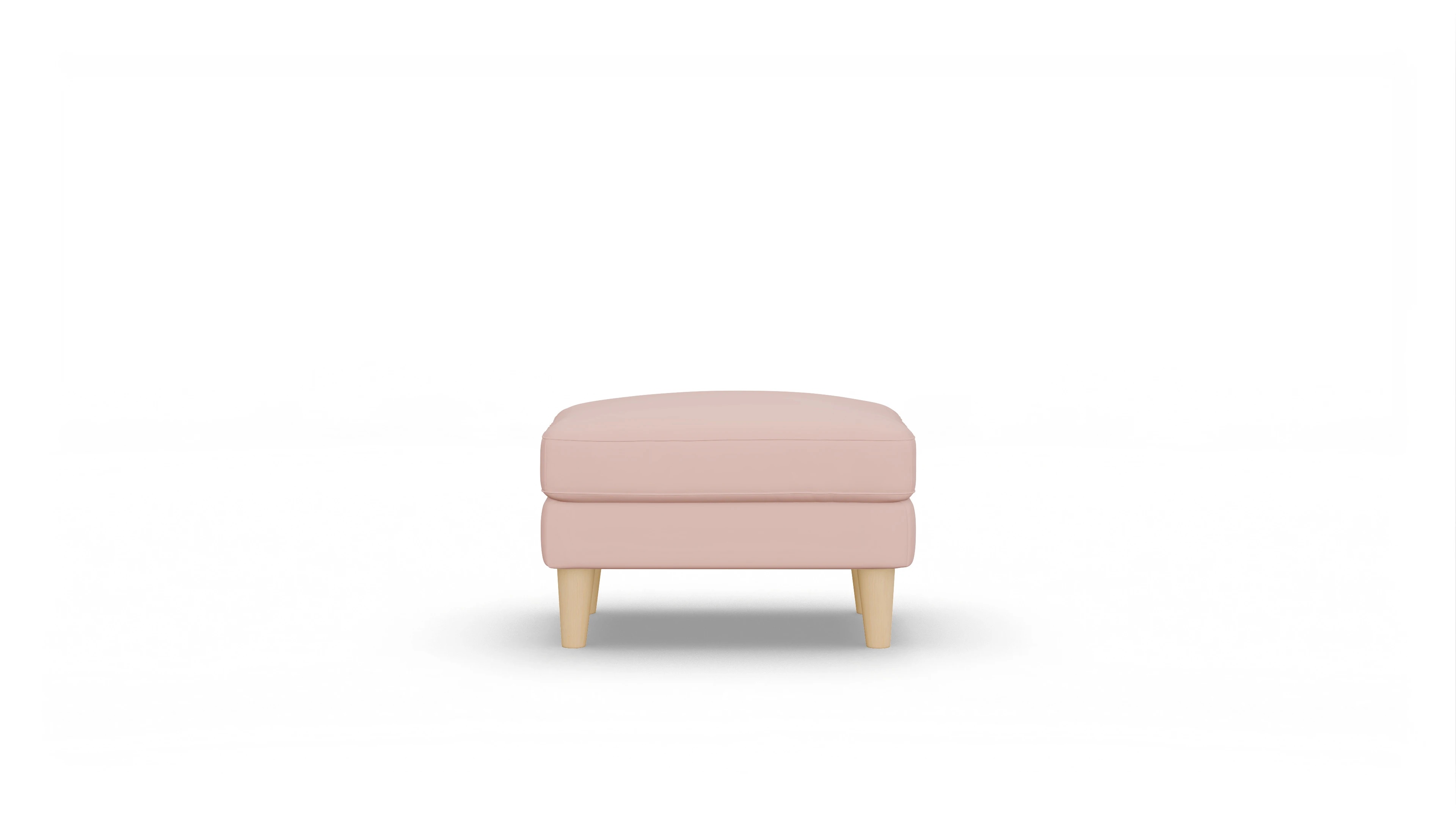 Ansicht des Produktes NewChester.01 Hocker in Samt rot