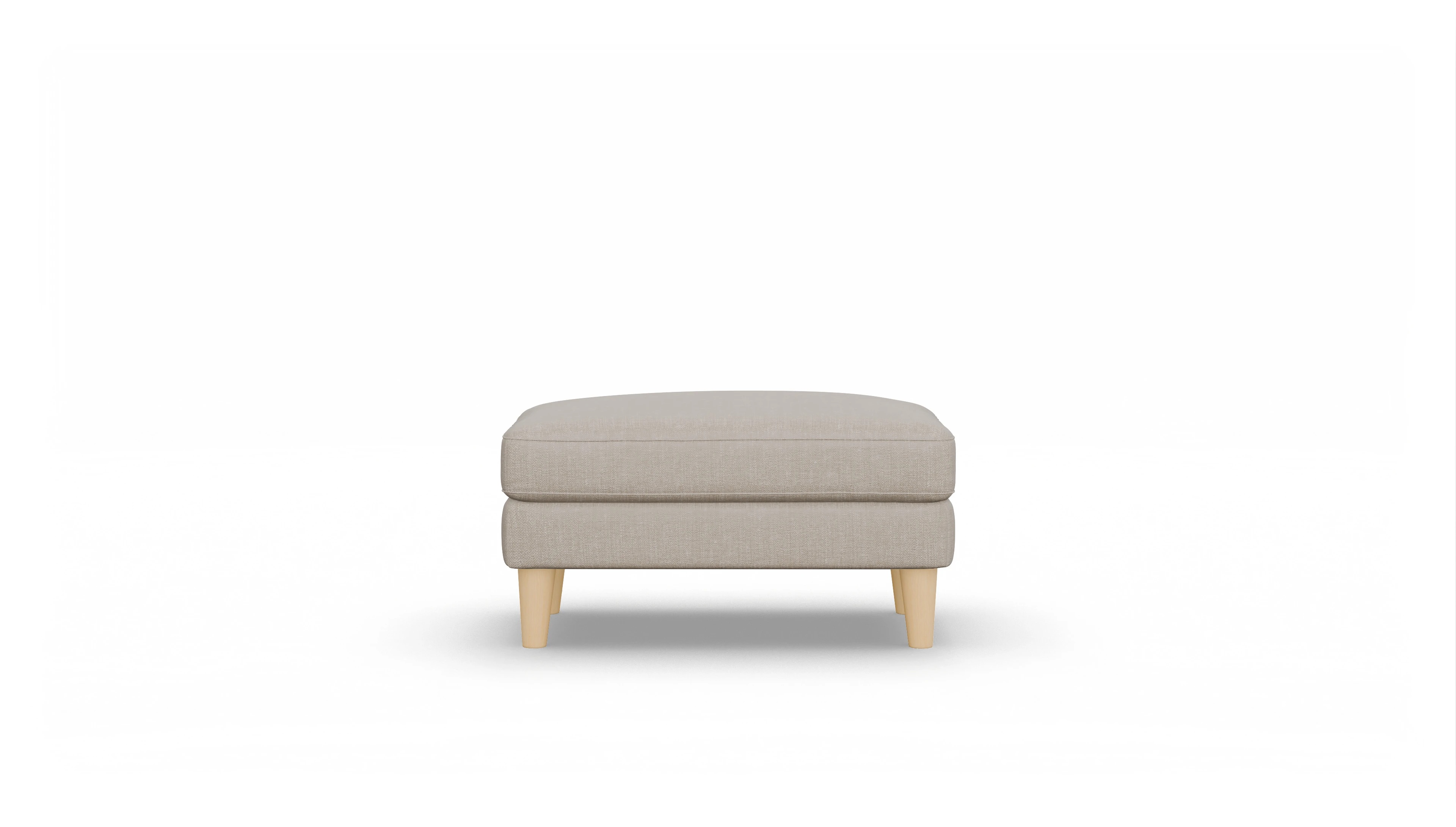 Ansicht des Produktes NewChester.01 Hocker in Stoff braun