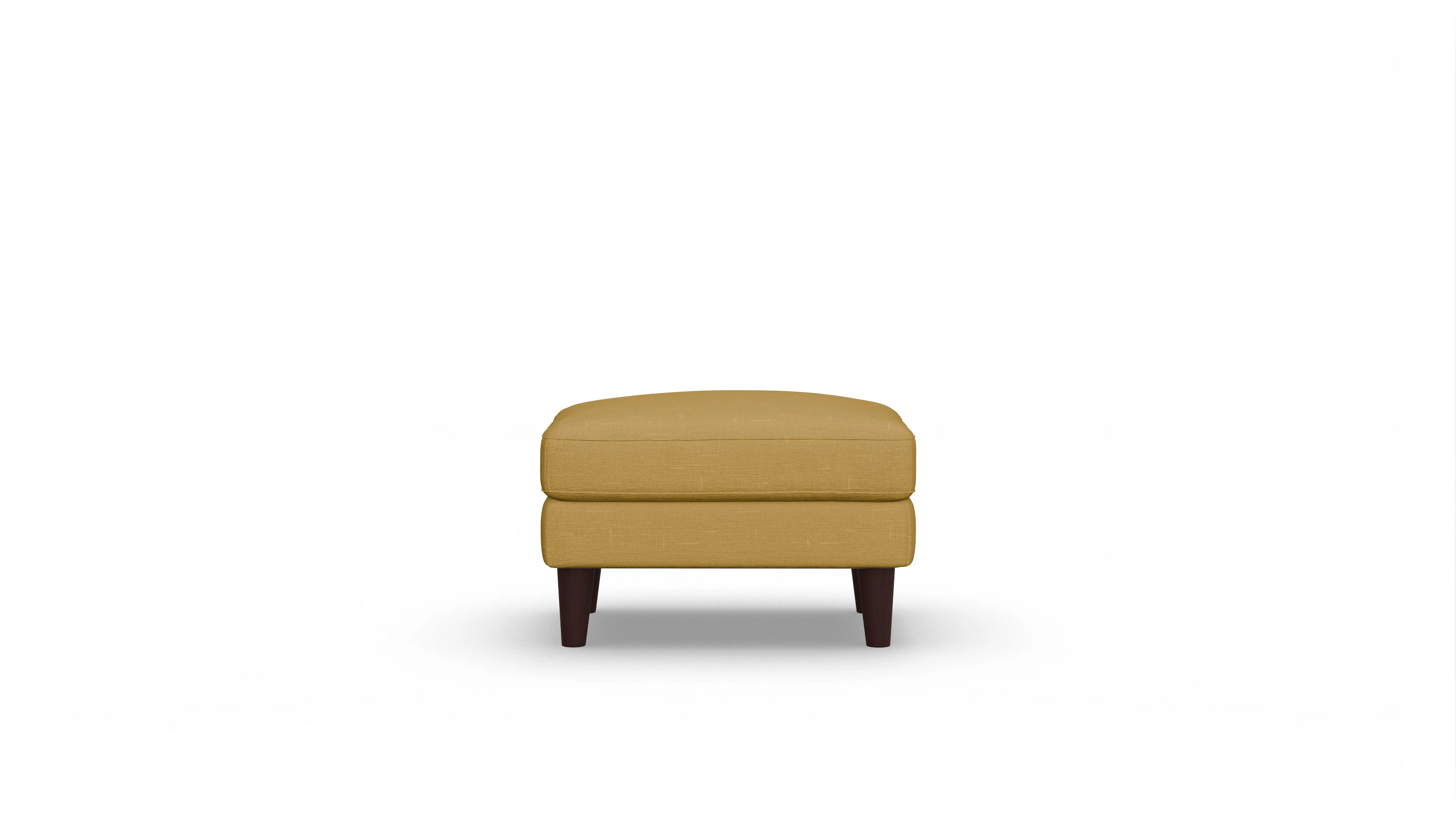 Ansicht des Produktes NewChester.01 Hocker in Stoff gelb