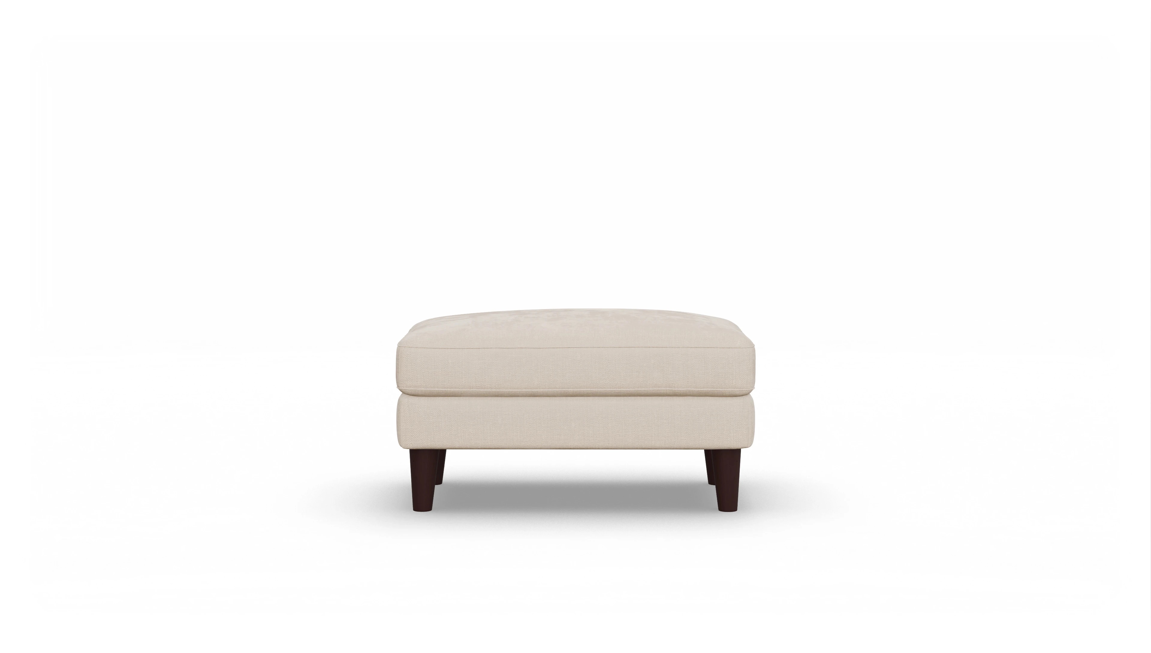 Ansicht des Produktes NewChester.01 Hocker in Stoff weiß