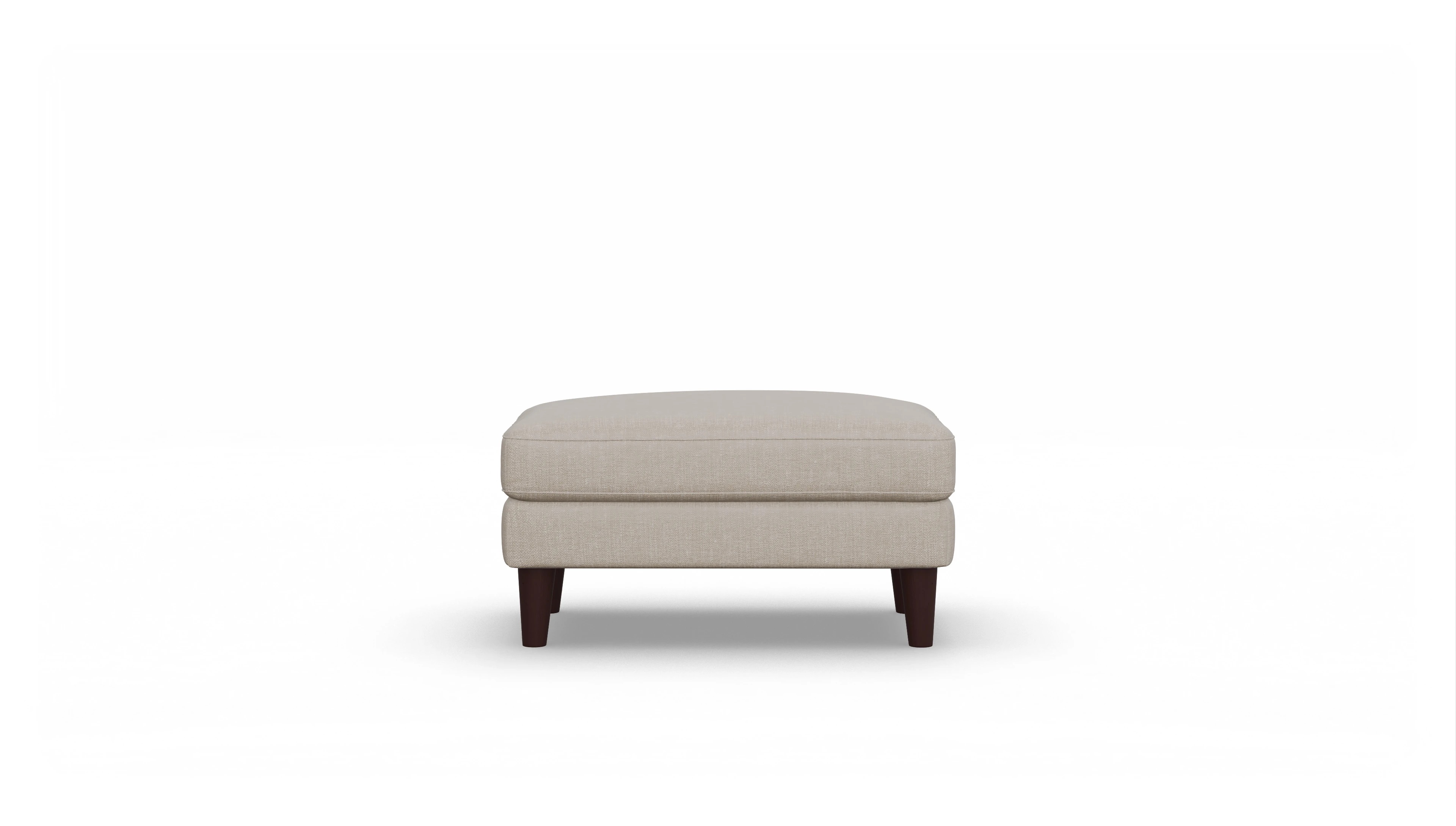 Ansicht des Produktes NewChester.01 Hocker in Stoff braun
