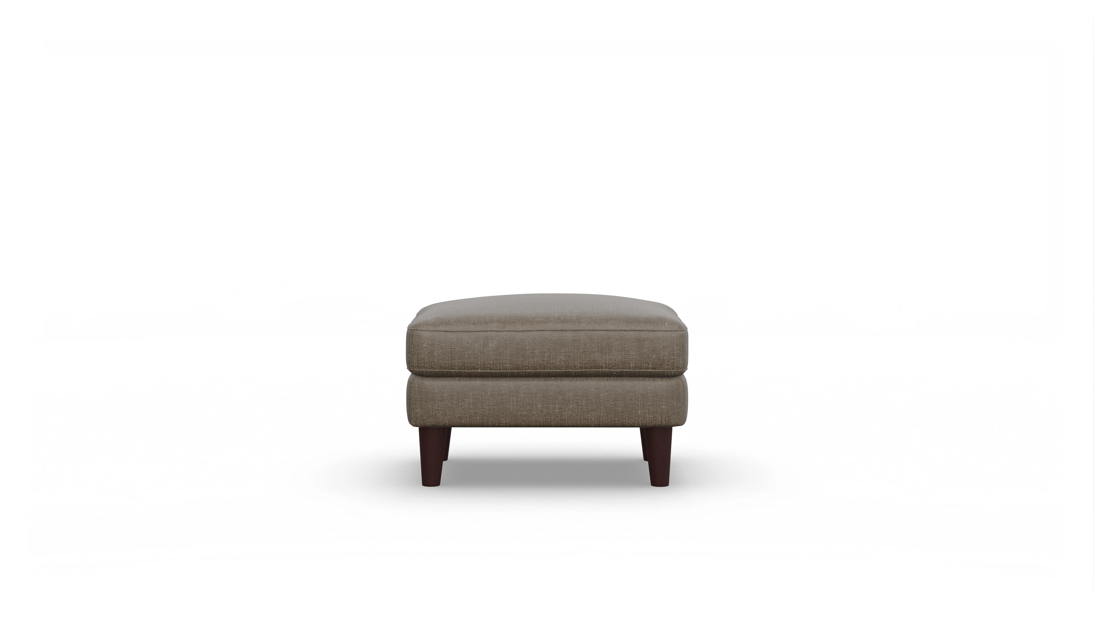 Stoffhocker NewChester.01 Ansicht des Produktes NewChester.01 Hocker in Stoff braun