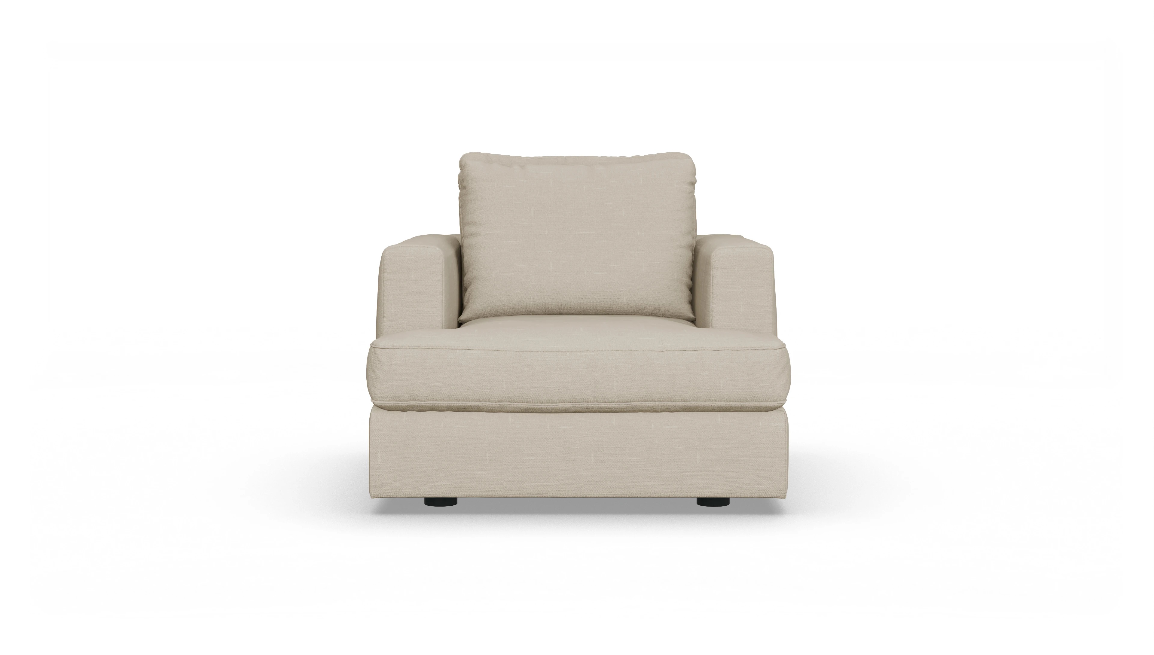 Ansicht des Produktes Sospiri Sessel in Stoff beige