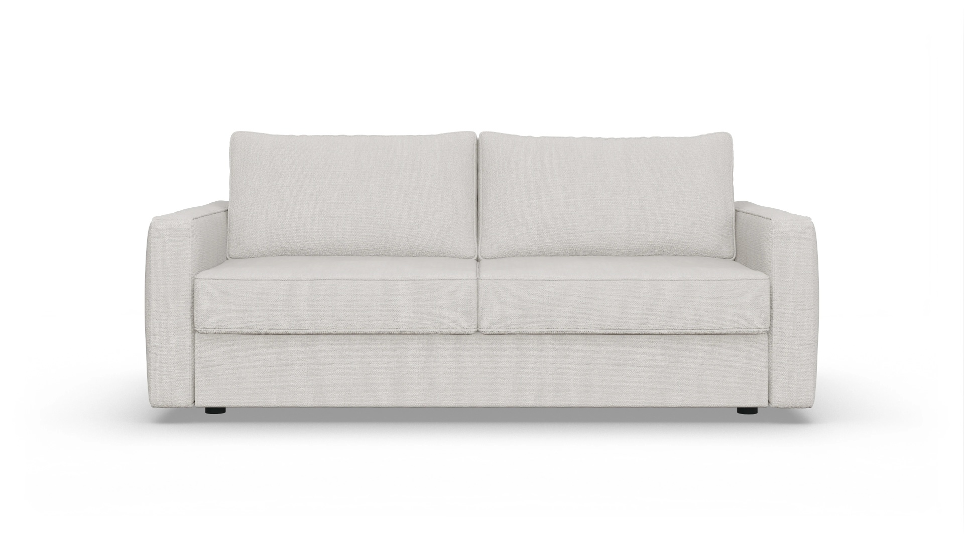 Design-Couch Ferali Ansicht des Produktes Ferali 2,5-Sitzer in Stoff weiß