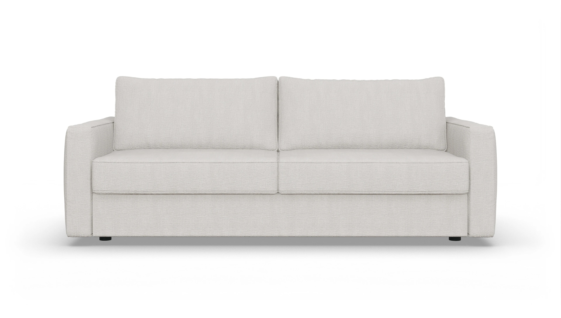 Design-Couch Ferali Ansicht des Produktes Ferali 3-Sitzer in Stoff weiß