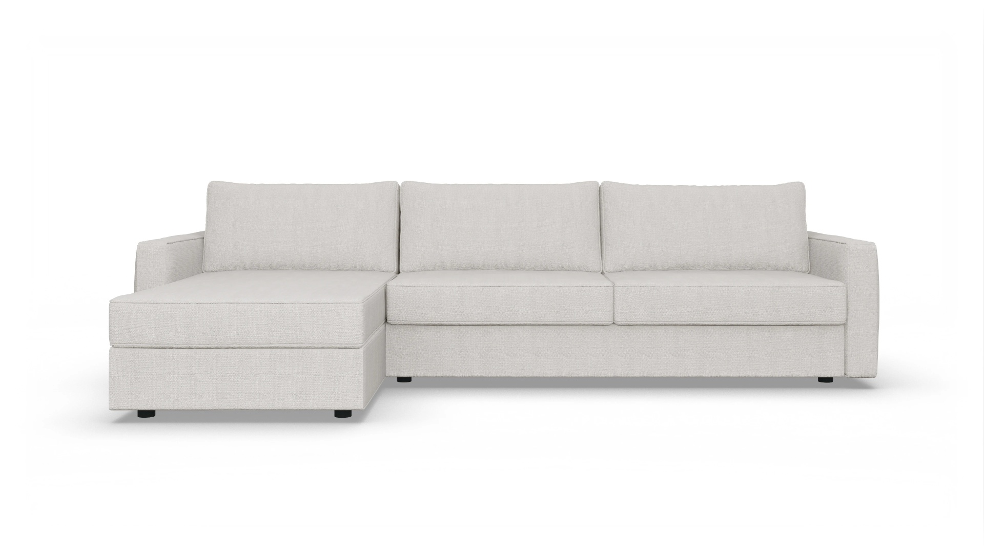 Ansicht des Produktes Ferali Sofa mit Rec links in Stoff weiß