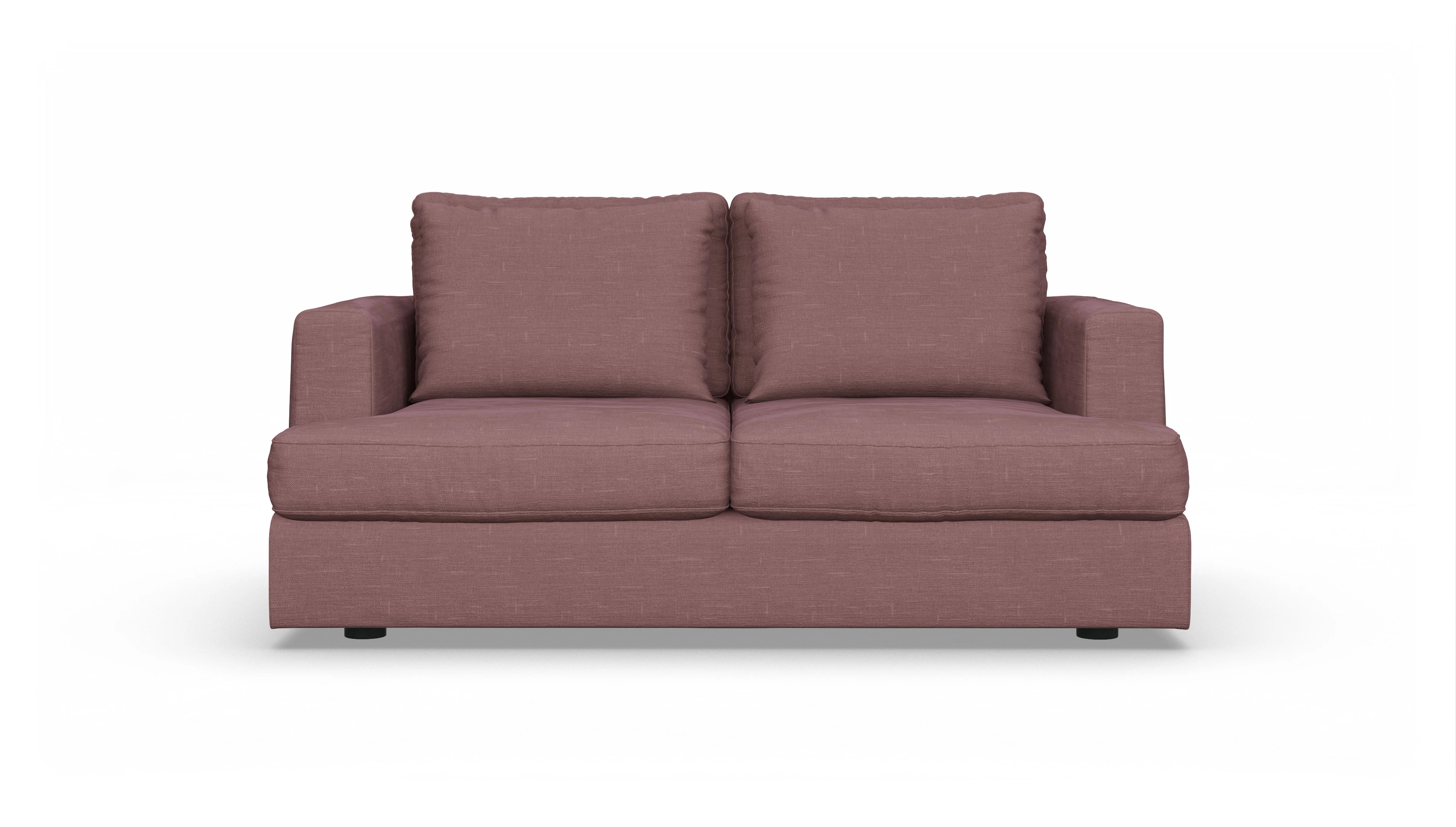 Schlafsofa Sospiri Ansicht des Produktes Sospiri 2-Sitzer in Stoff rot