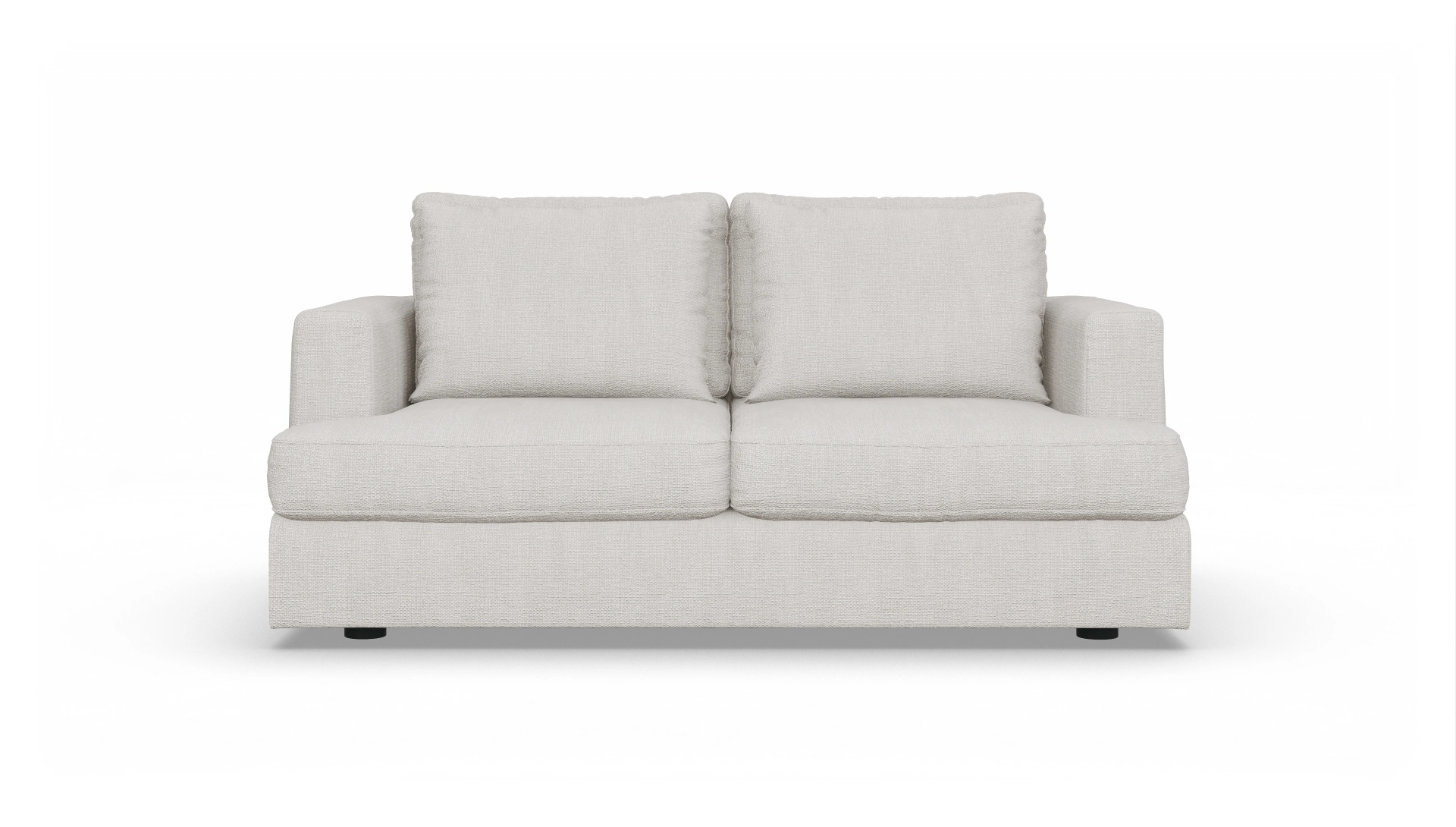 Schlafsofa Sospiri Ansicht des Produktes Sospiri 2-Sitzer in Stoff weiß