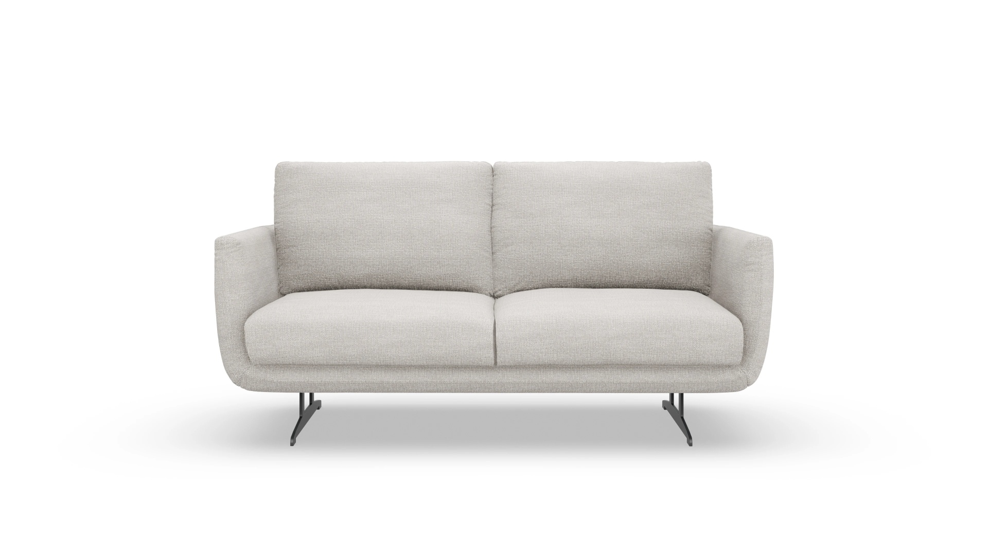 Designer-Sofa Boteri Ansicht des Produktes Boteri 2,5-Sitzer in Stoff weiß