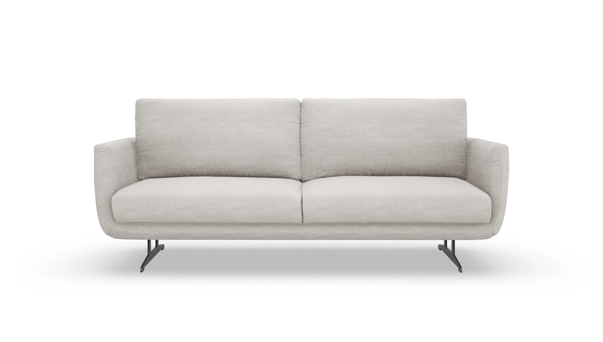 Designer-Sofa Boteri Ansicht des Produktes Boteri 3-Sitzer in Stoff weiß