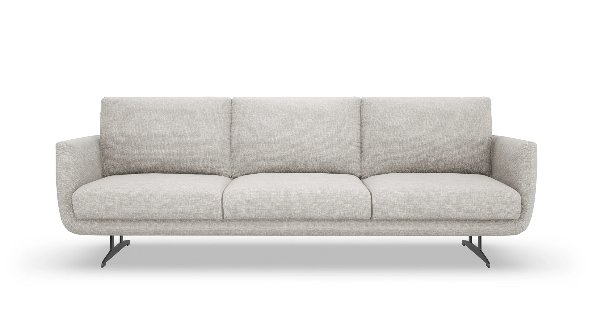 Designer-Sofa Boteri Ansicht des Produktes Boteri 4-Sitzer in Stoff weiß