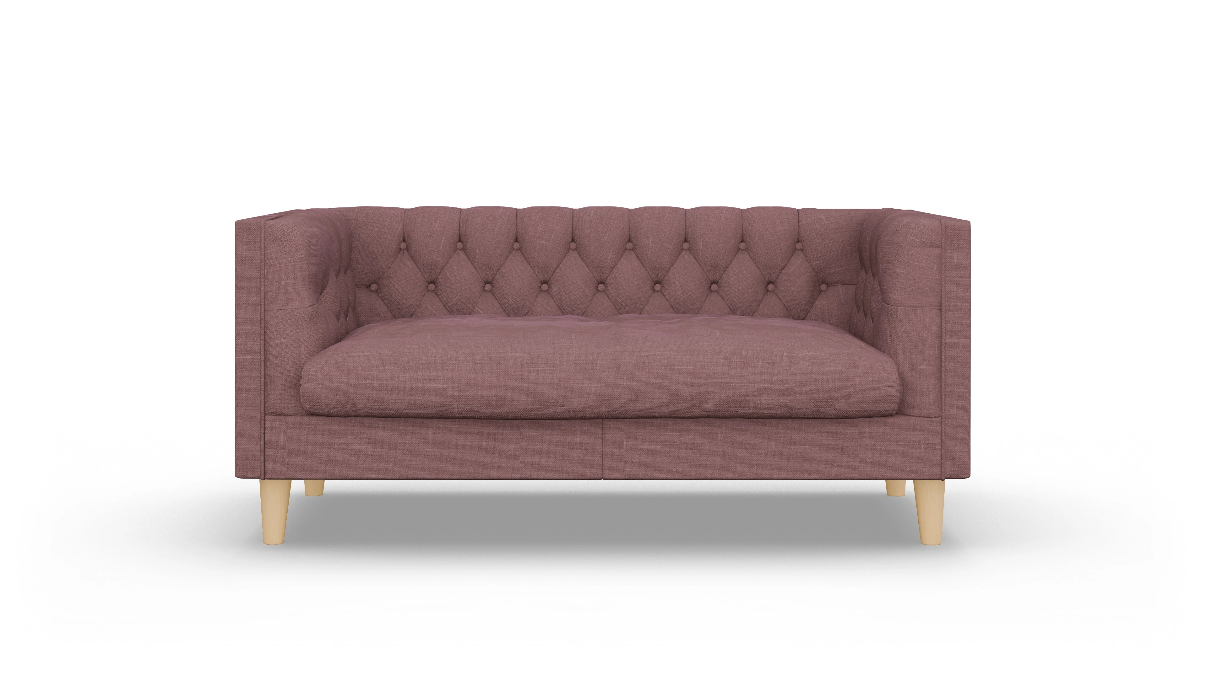 Ansicht des Produktes NewChester.01 2-Sitzer in Stoff rot