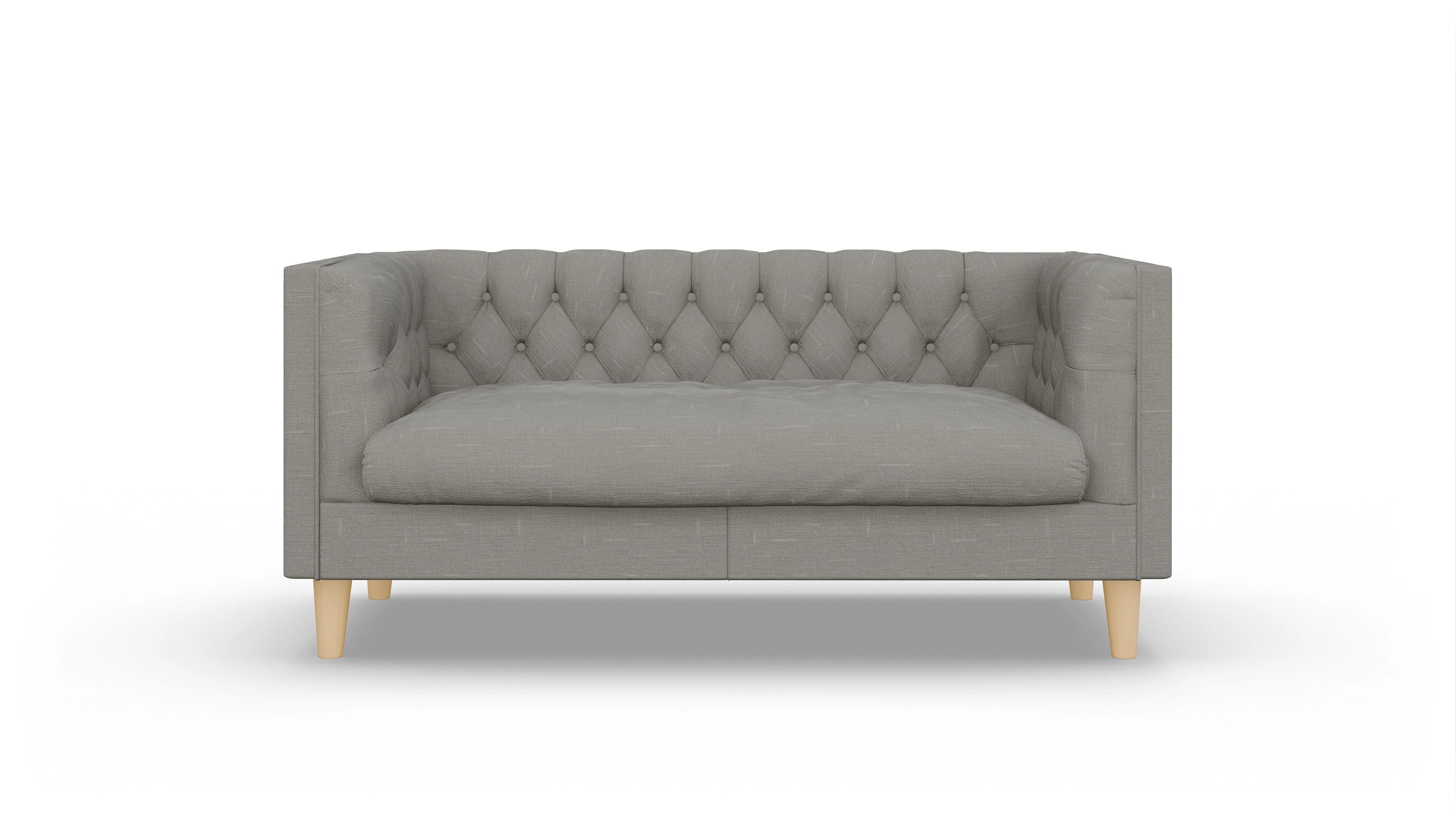 Ansicht des Produktes NewChester.01 2-Sitzer in Stoff grau