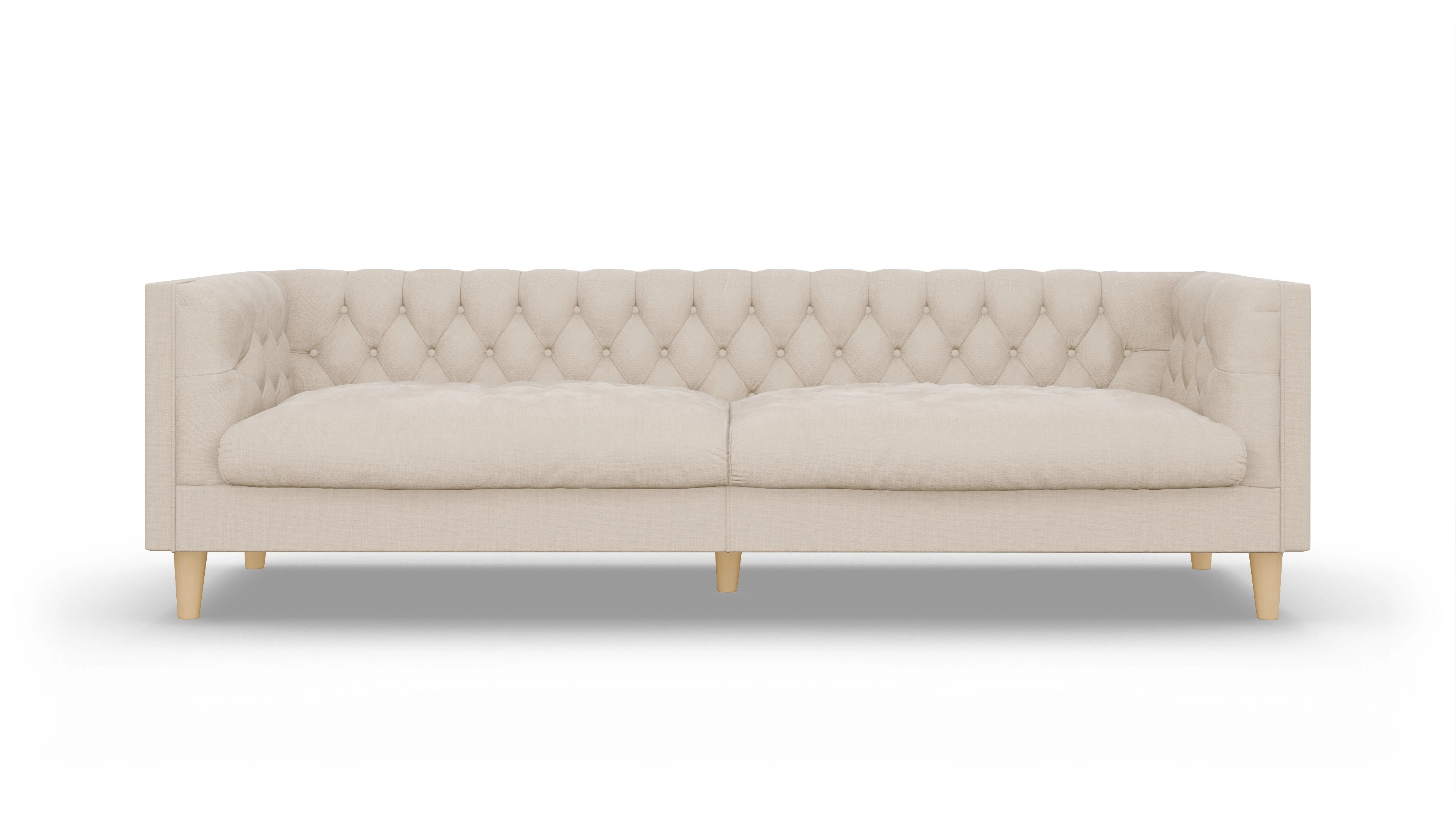 Ansicht des Produktes NewChester.01 3,5-Sitzer in Stoff weiß