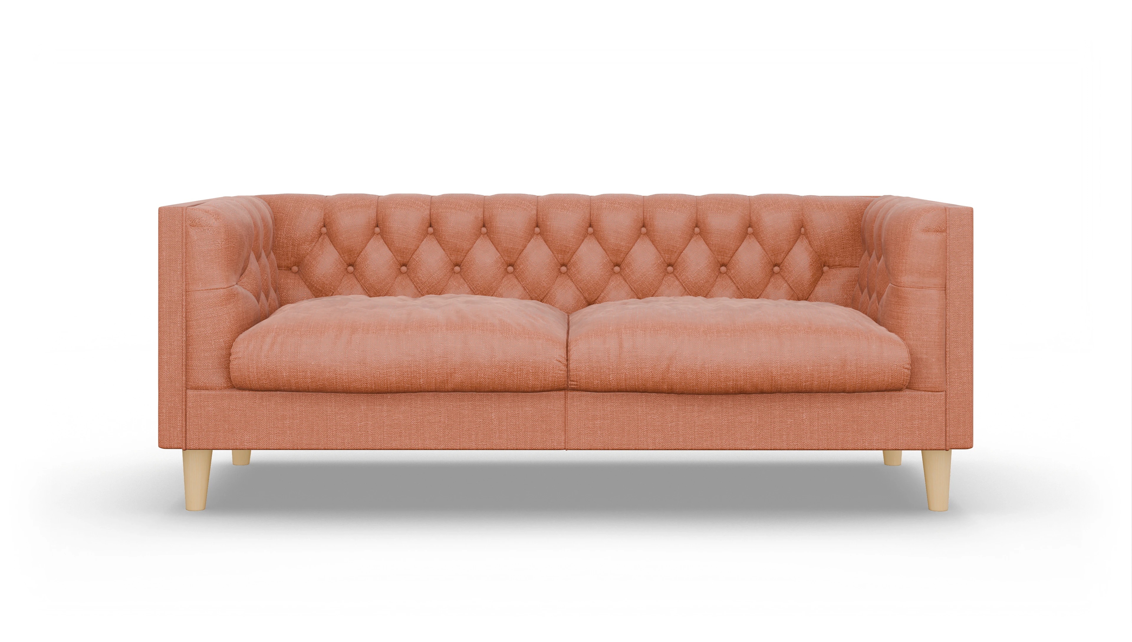 Ansicht des Produktes NewChester.01 2,5-Sitzer in Stoff orange