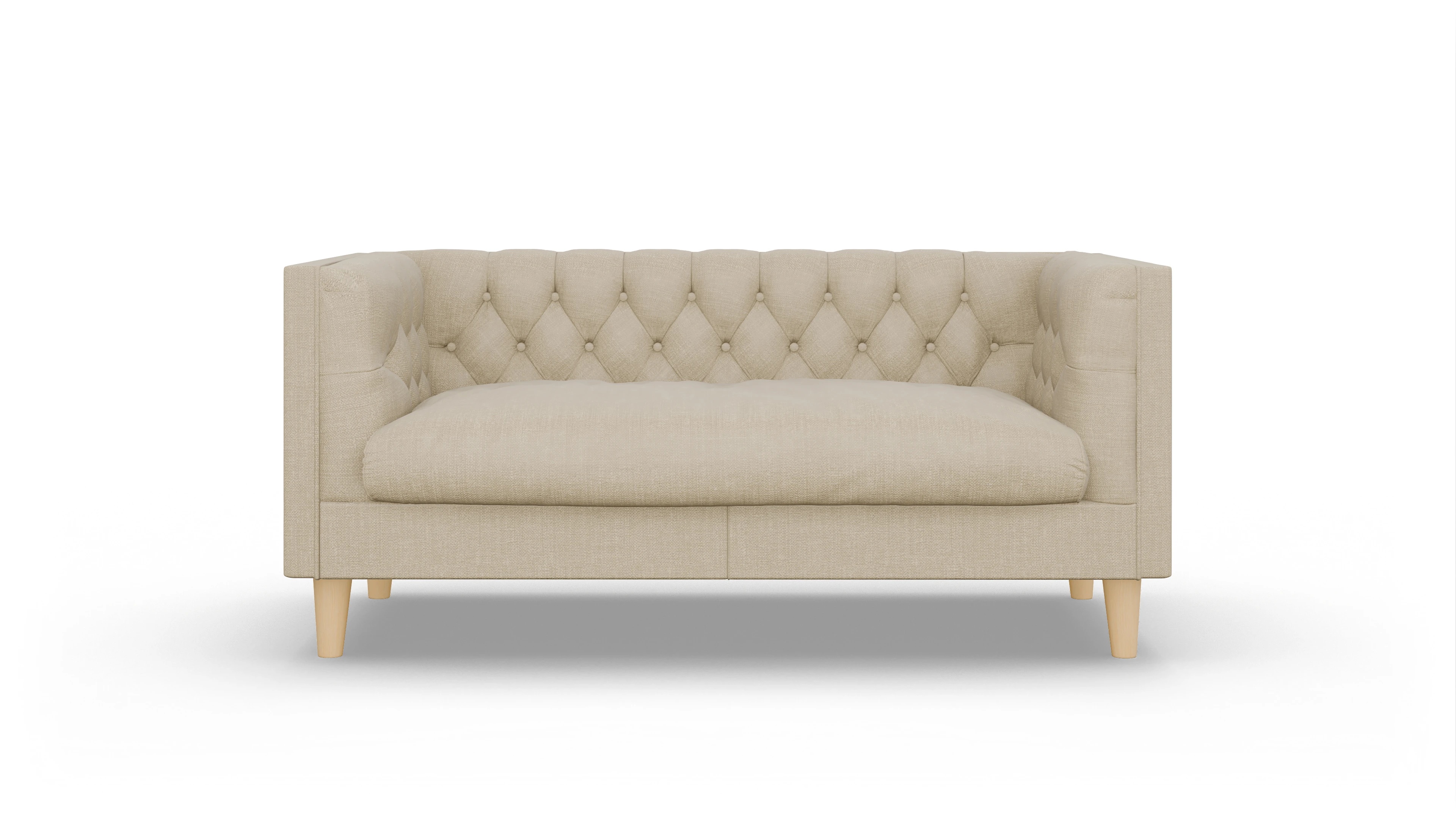 Ansicht des Produktes NewChester.01 2-Sitzer in Stoff beige