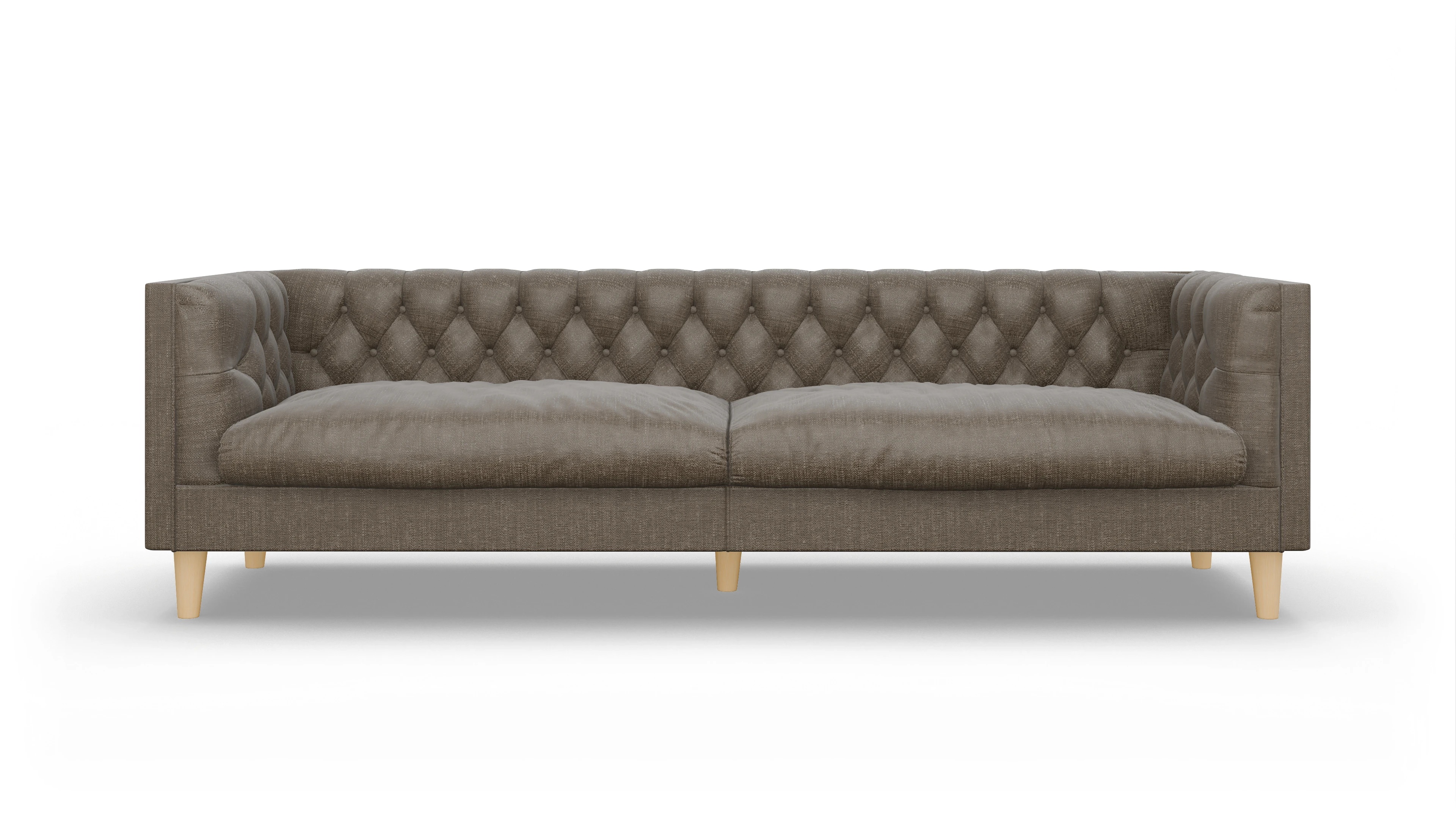Ansicht des Produktes NewChester.01 3,5-Sitzer in Stoff braun
